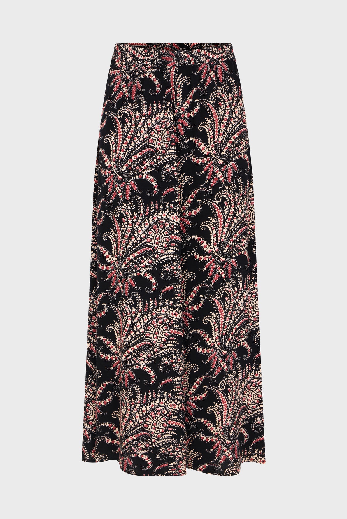 Jupe longue à motif floral contrasté - BASTIAN Faume - seconde main