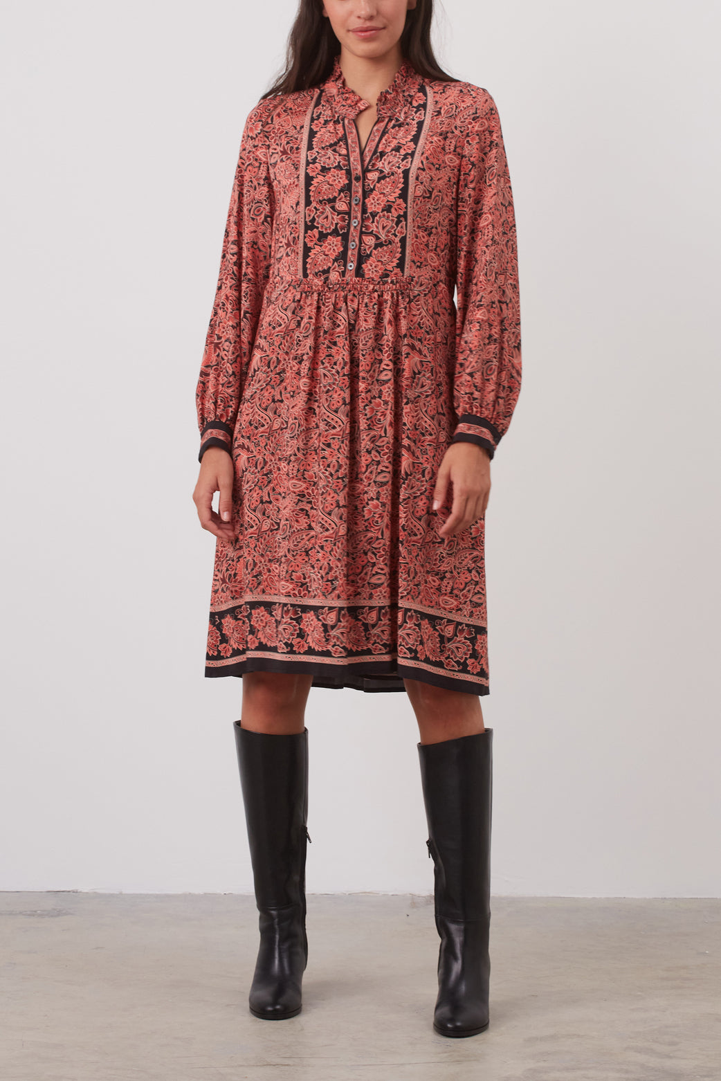 Robe à motif cachemire - JULIETTE Faume - seconde main