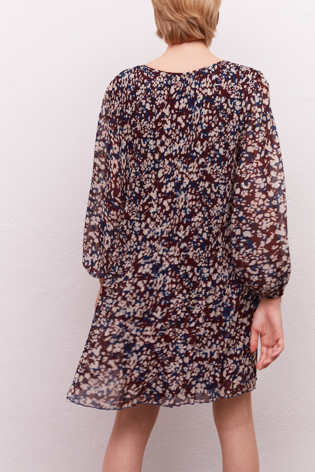 Robe imprimée et plissée - JAYA Faume - seconde main