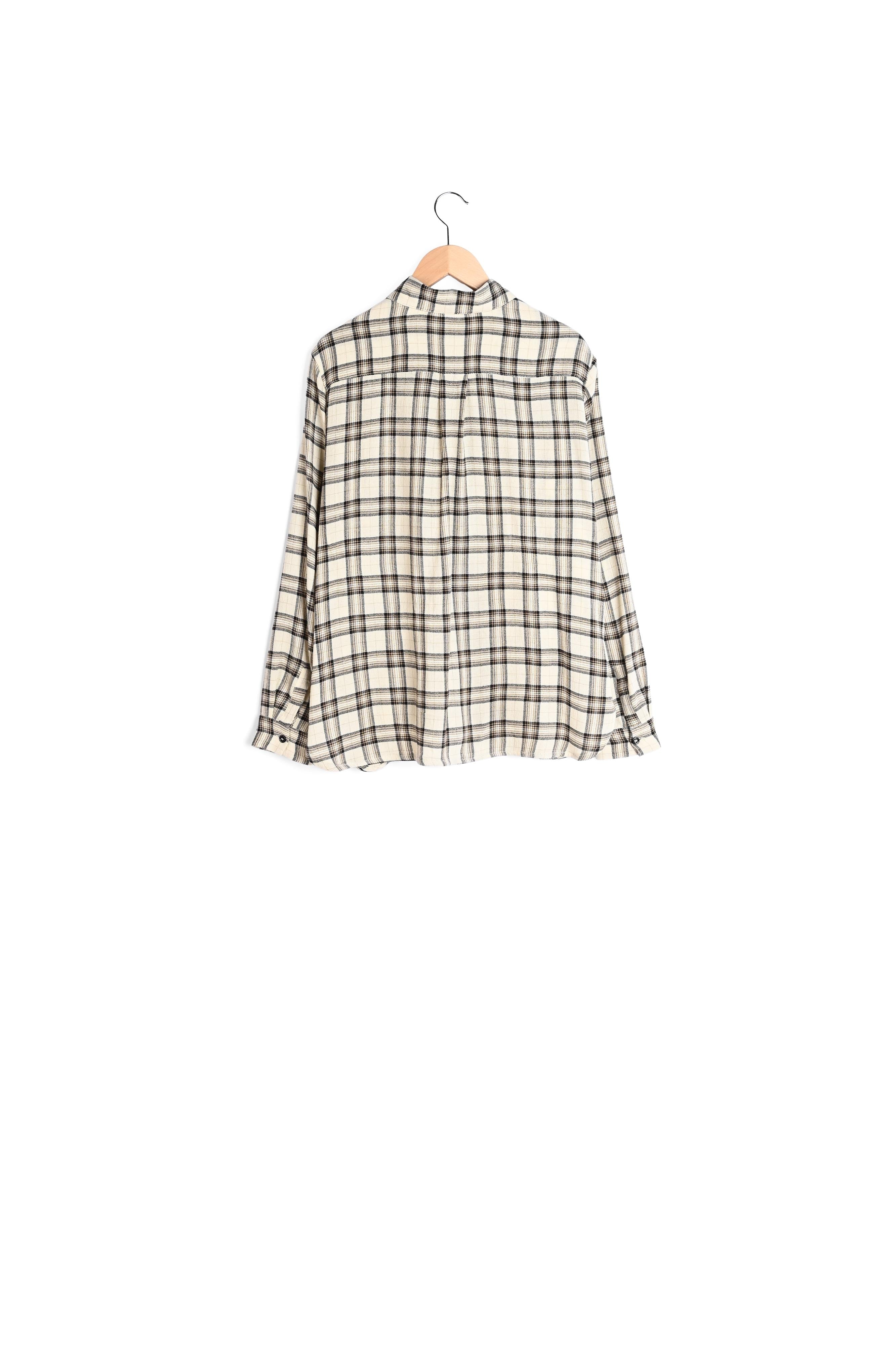 Amadea - Chemise fluide à carreaux Faume - seconde main