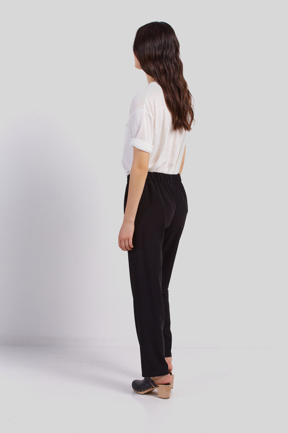 Pantalon droit avec taille élastiquée - ELSON Faume - seconde main
