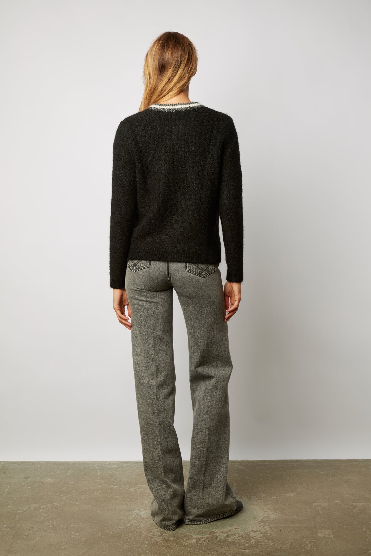 Gilet épais en laine et mohair mélangés - LESSANDRA Faume - seconde main