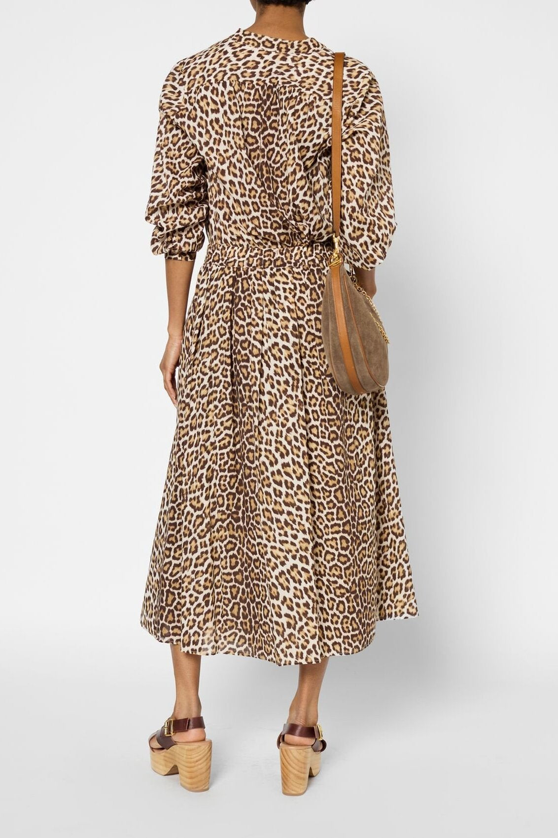 Jupe léopard en voile de coton - VALY Faume - seconde main