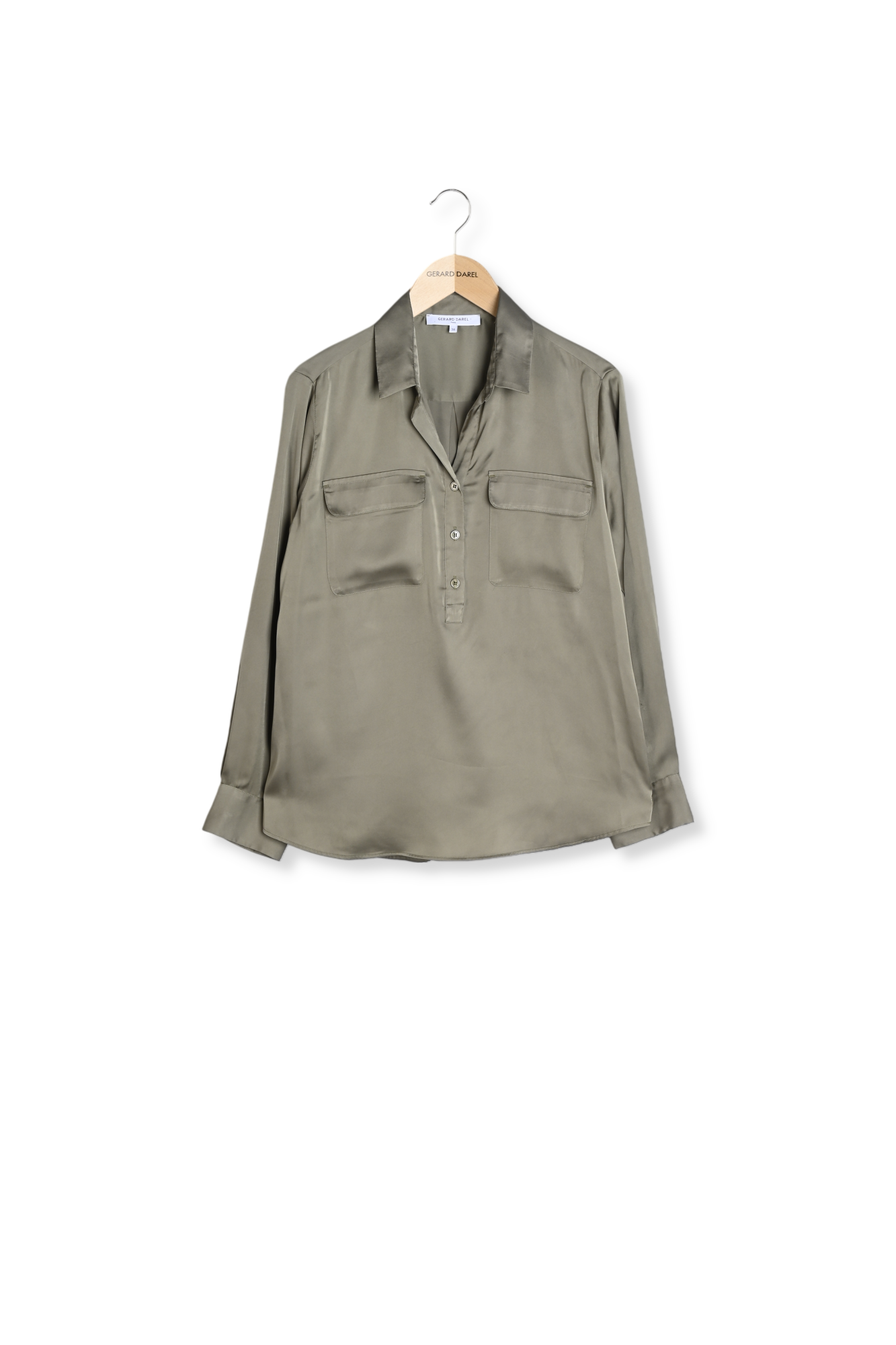 Blouse satinée unie - BRIGITTE Faume - seconde main