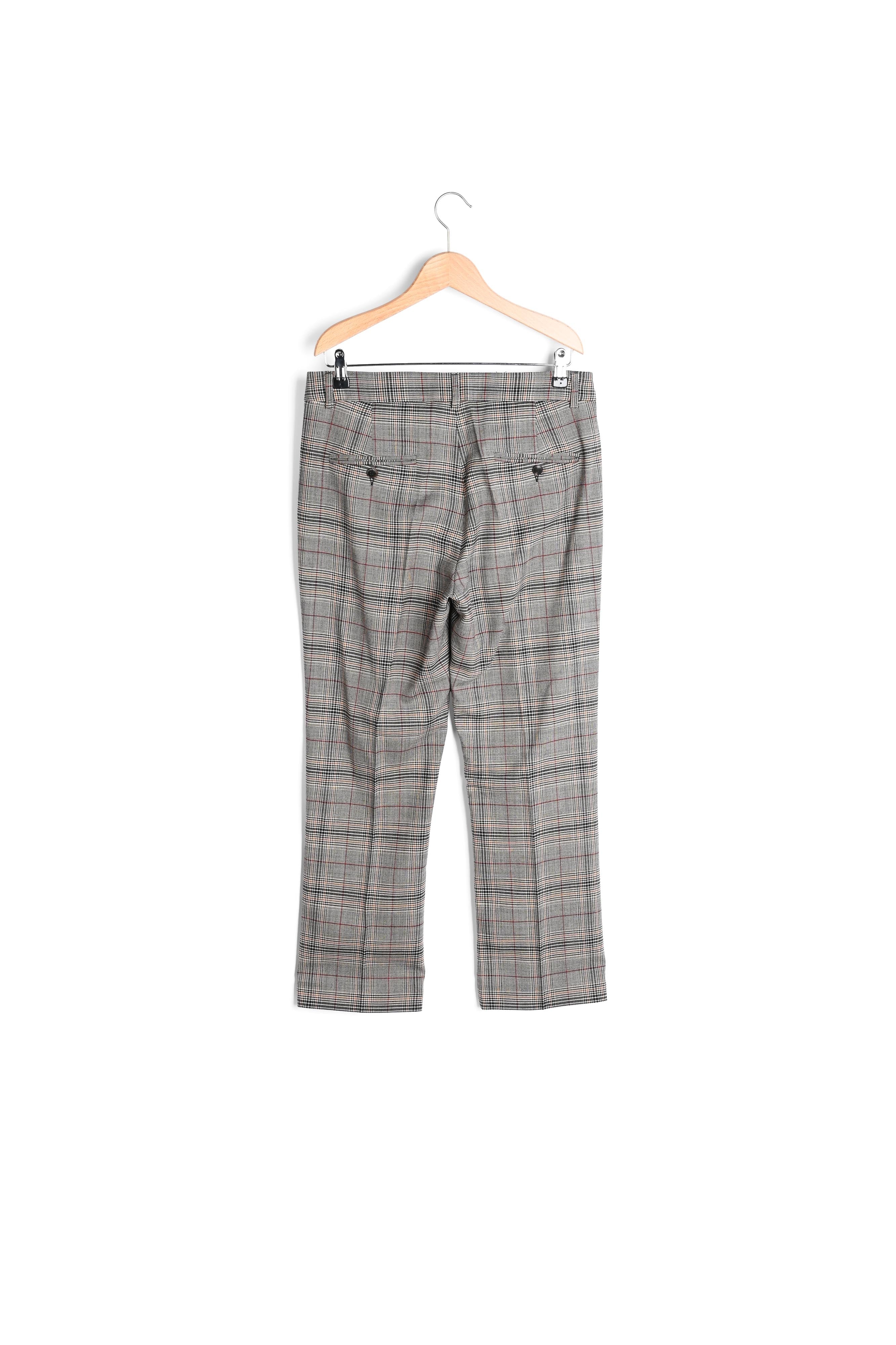 LILLIA - Pantalon 7/8 prince de galles Faume - seconde main