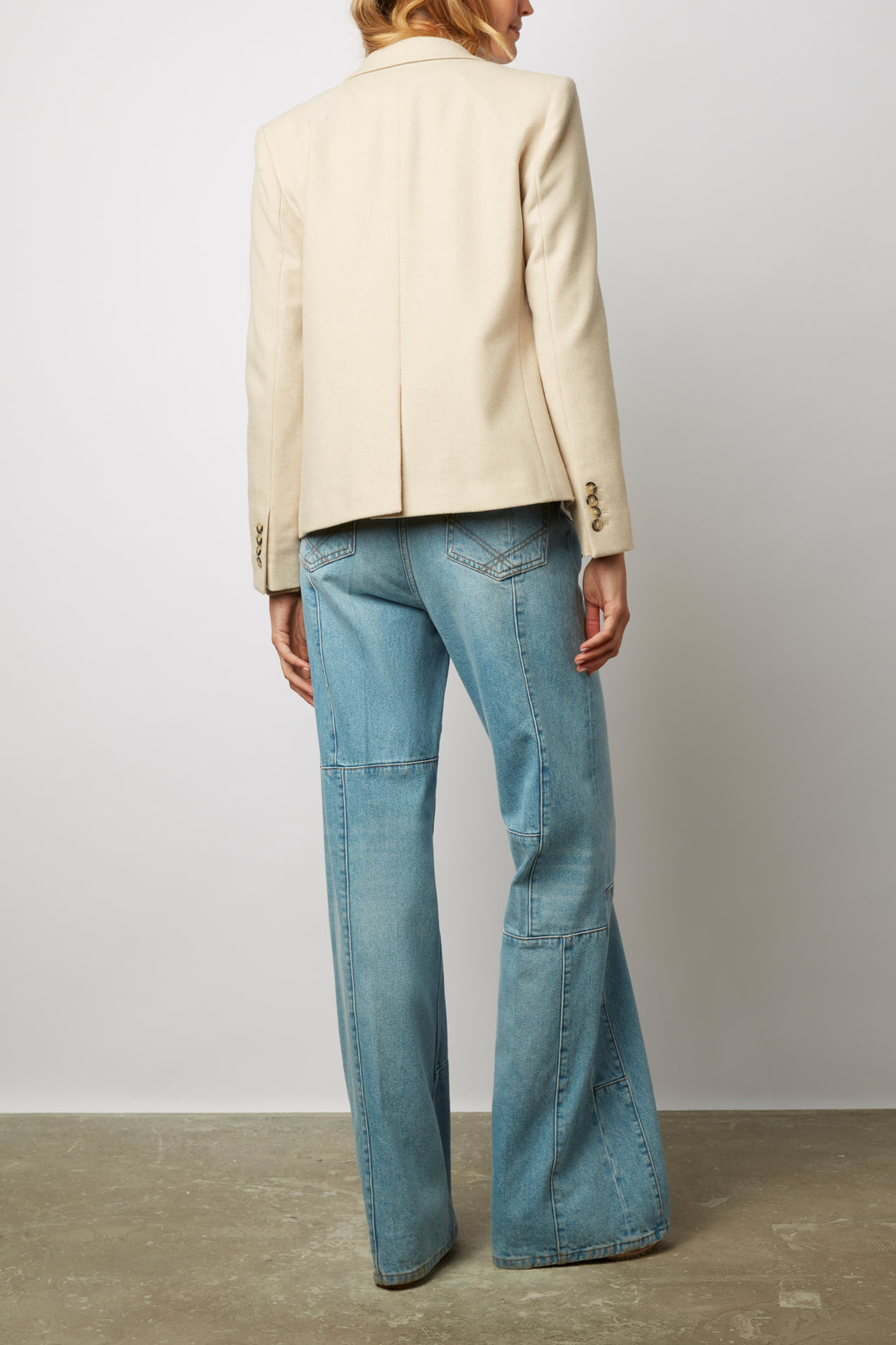 Veste de tailleur en laine mélangée - NADEGE Faume - seconde main