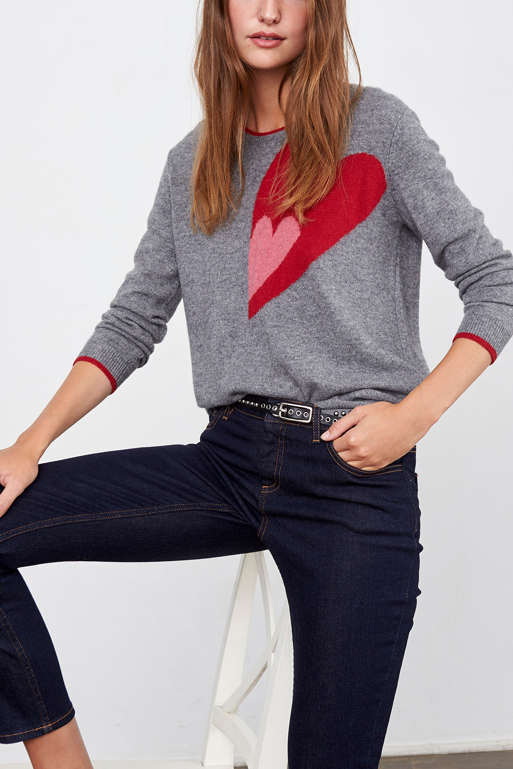 SCARLETT - Pull en cachemire Faume - seconde main