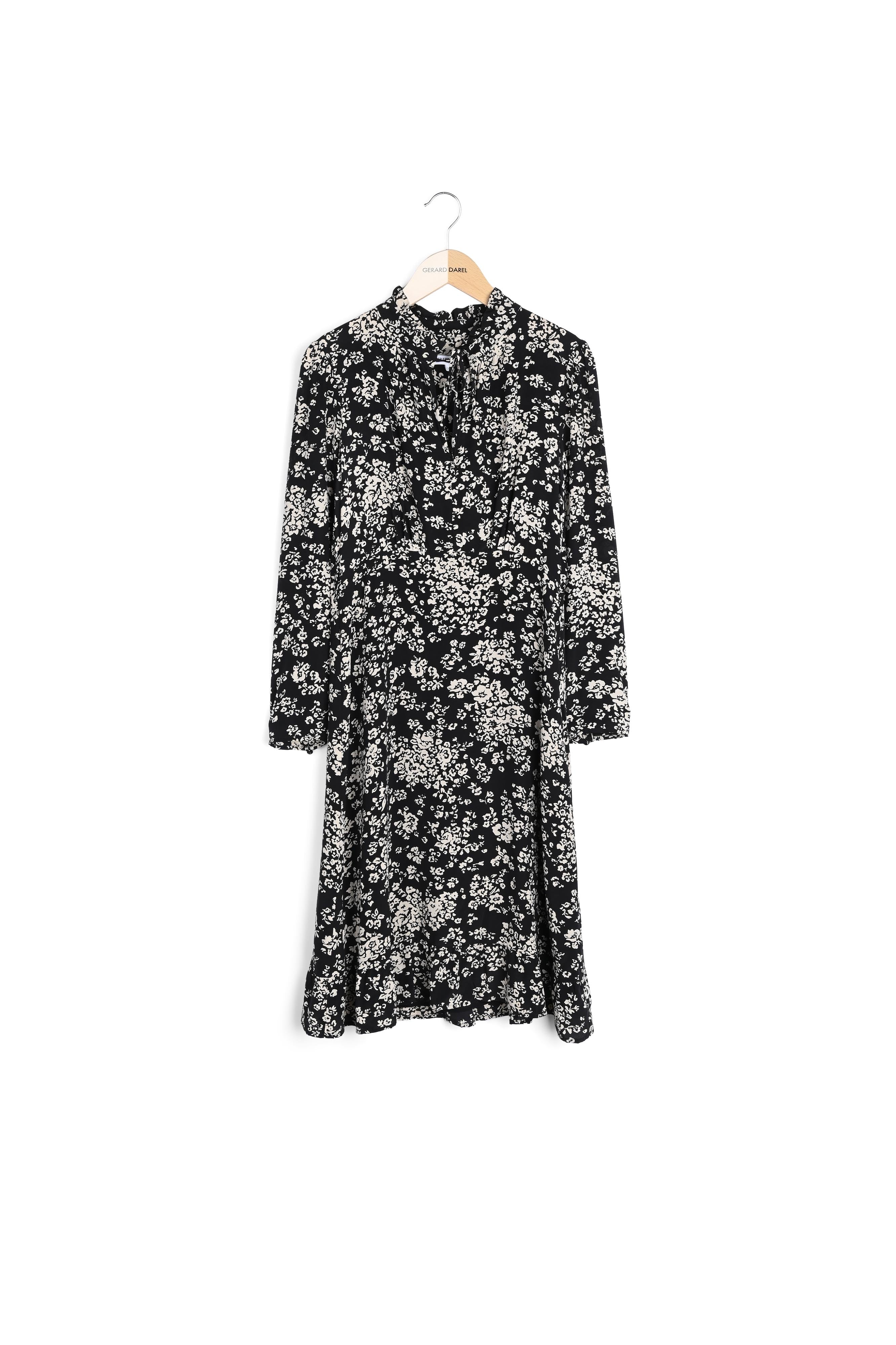 Robe longue en soie fleurie - JESS Faume - seconde main