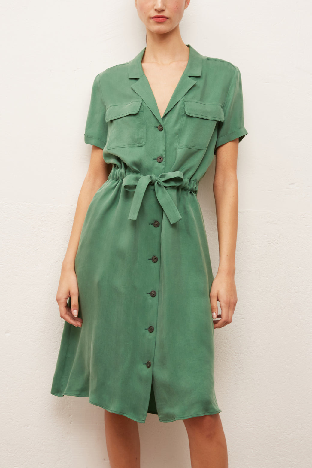 SIENNA - Robe-chemise ceinturée Faume - seconde main