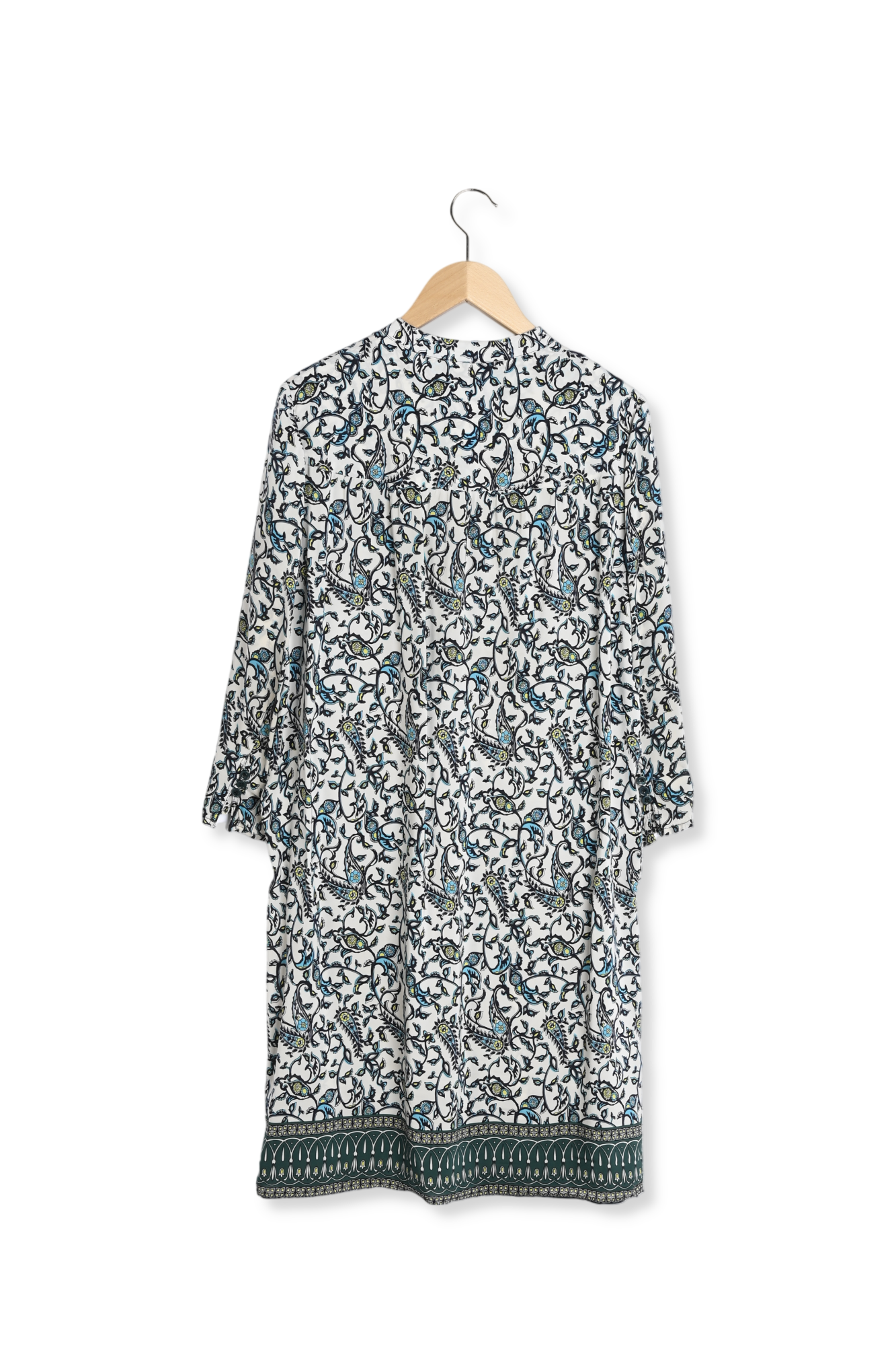 SHAILY - Robe-chemise courte en soie imprimée Faume - seconde main