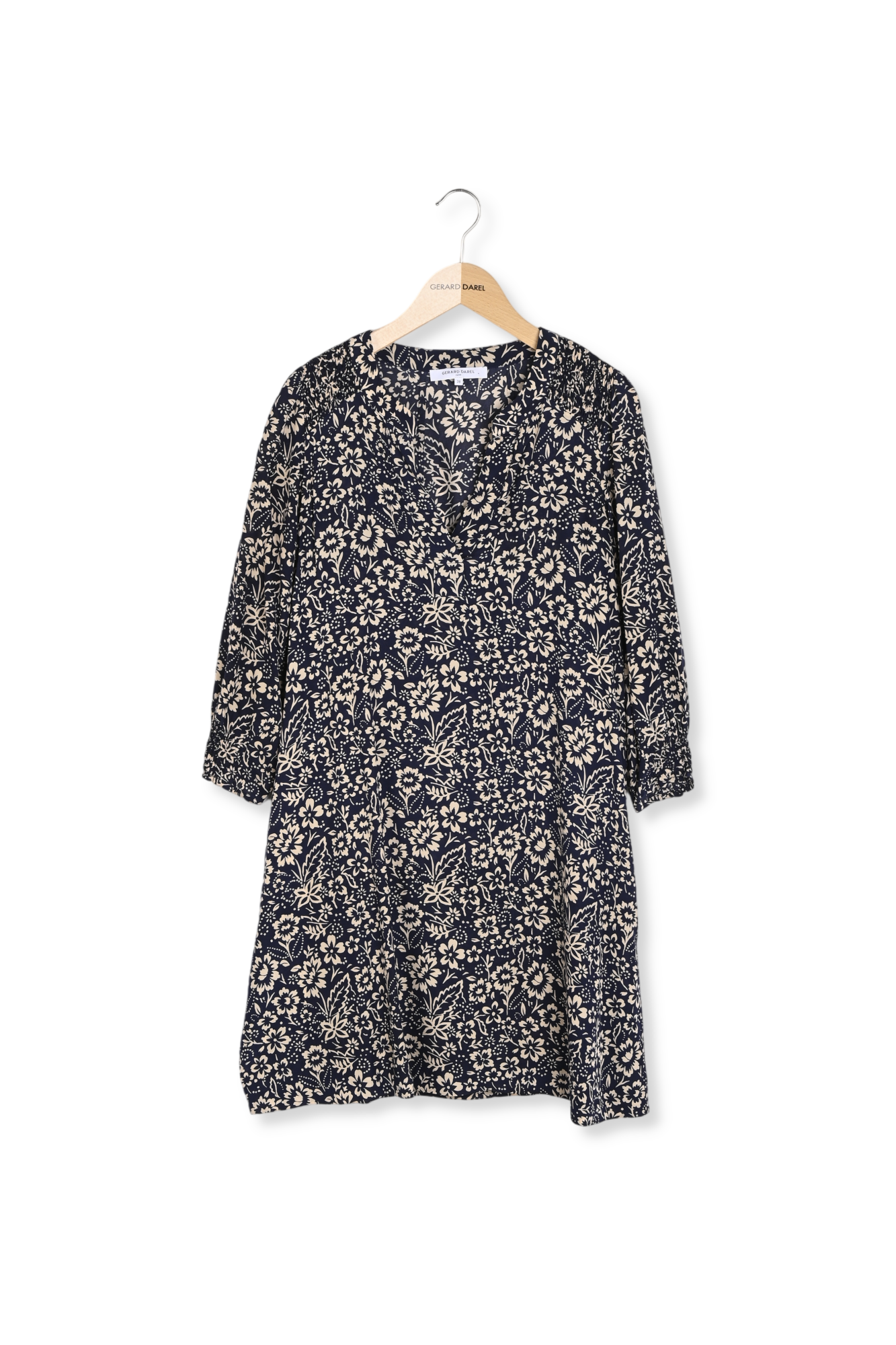 Robe fluide imprimé bicolore - JAHNICE Faume - seconde main
