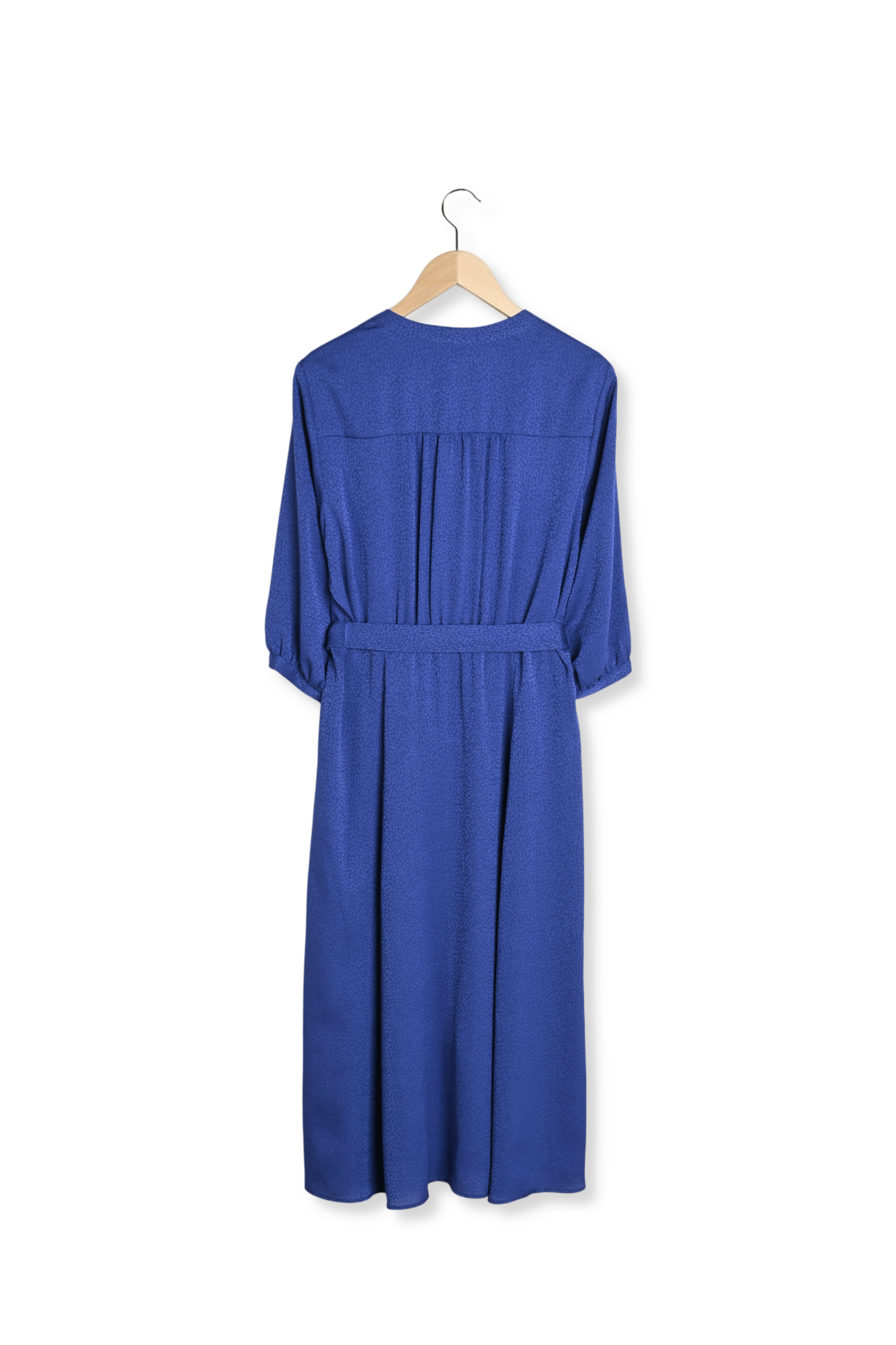 SETTIMA - Robe-chemise longueur midi en jacquard Faume - seconde main