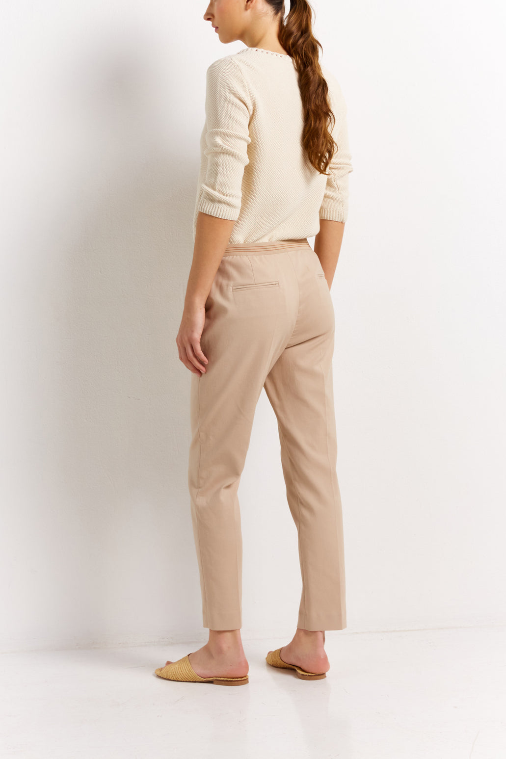 Pantalon en coton stretch - EMERSON Faume - seconde main
