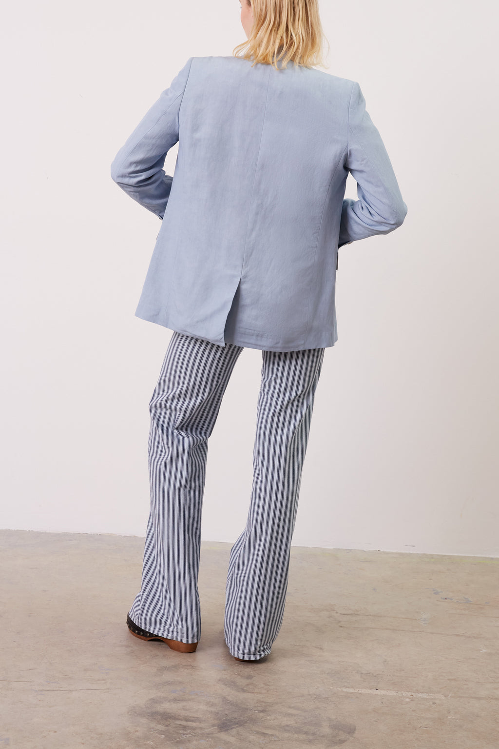 Veste de tailleur en lin mélangé - NATHIS Faume - seconde main