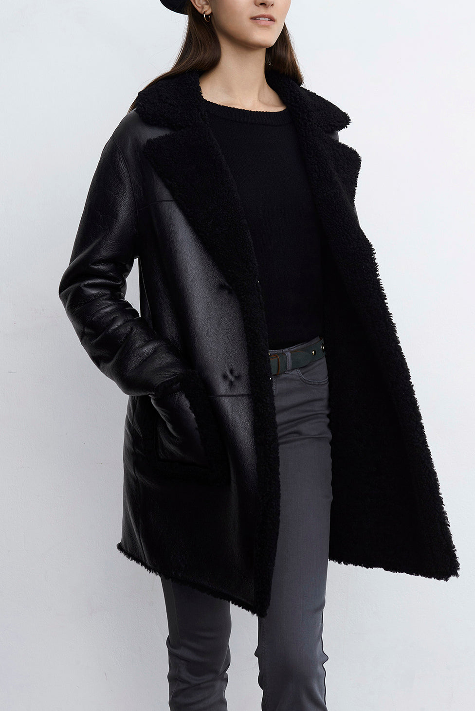 ANDREE - Manteau réversible Faume - seconde main