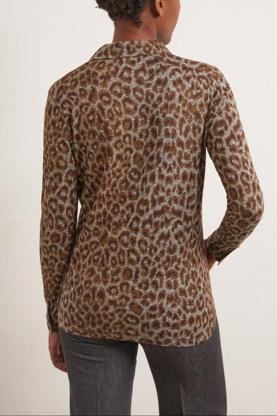 Chemise imprimée en jersey Faume - seconde main