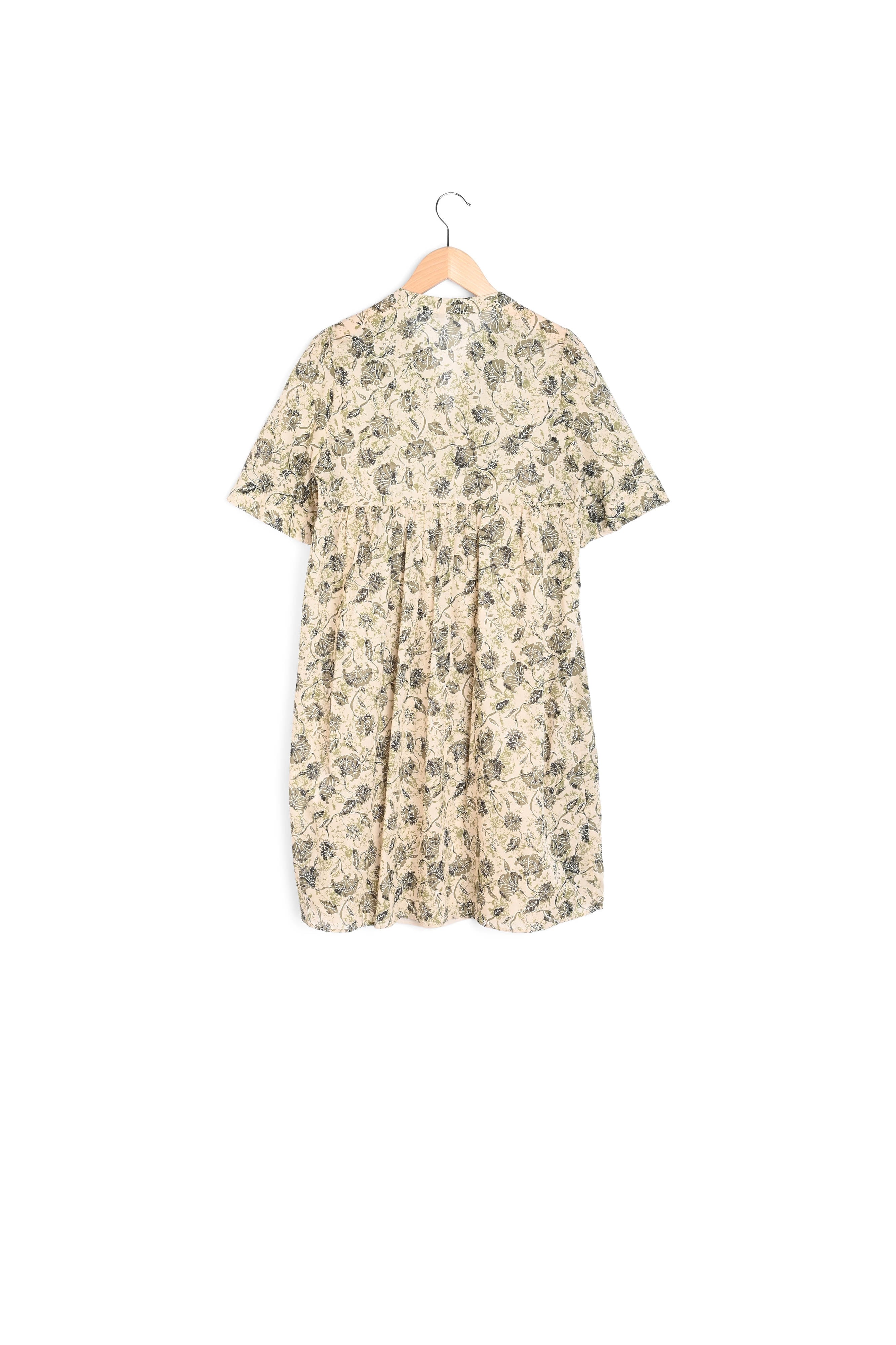 Robe courte en voile de coton - JUSTINIEN Faume - seconde main