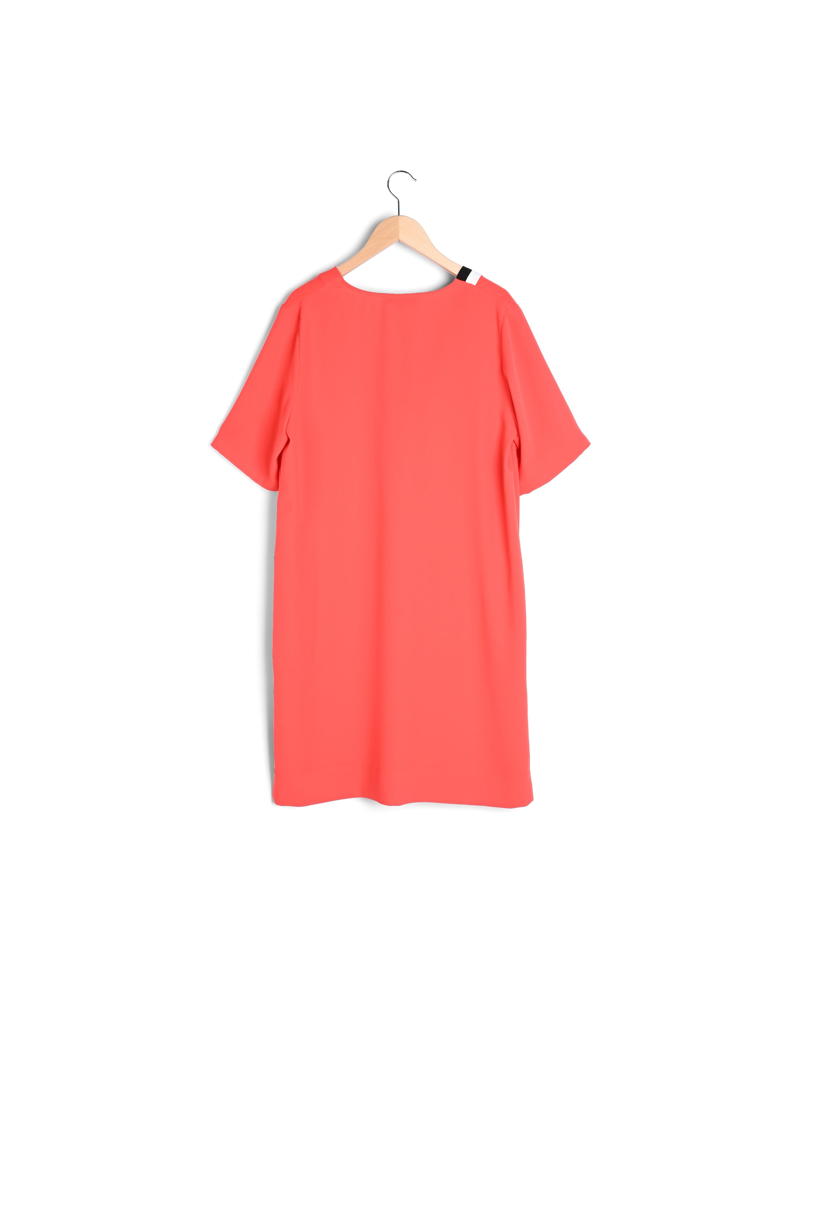 SESTA - Robe droite en crêpe avec bandes Faume - seconde main