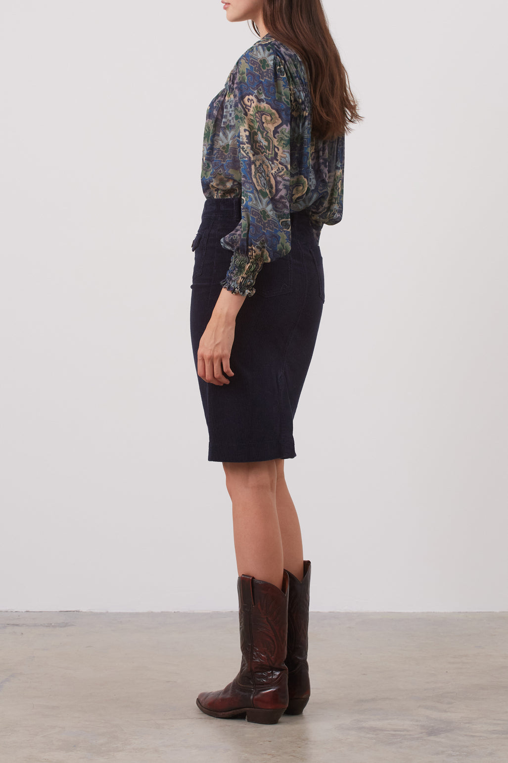 Jupe en velours côtelé - BIARITZ Faume - seconde main