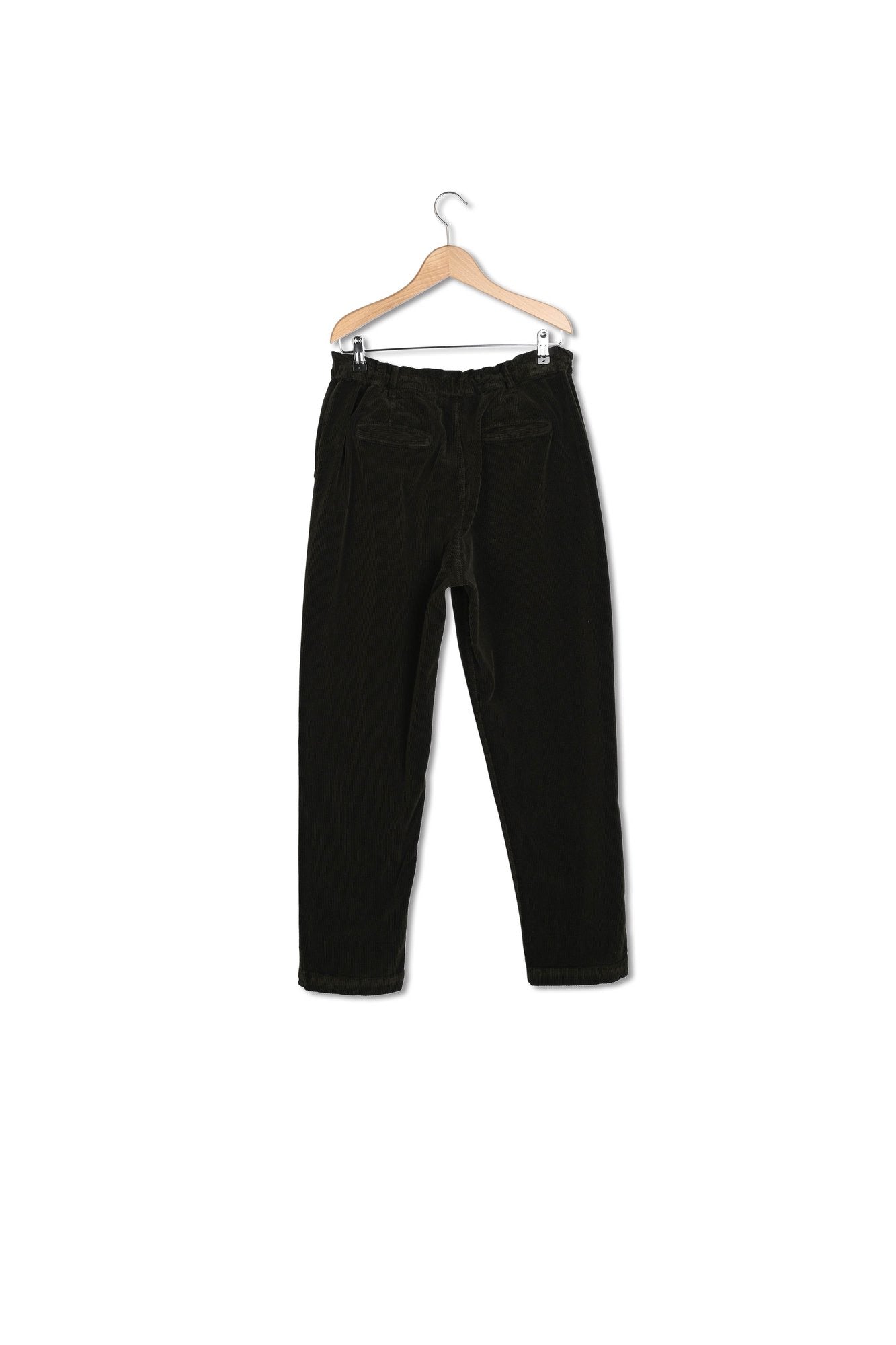 Pantalon élastiqué en velours à côtes - NYMPHIE Faume - seconde main