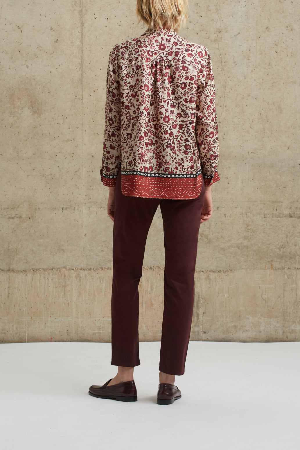 Blouse fluide fleurie - CAMELLIA Faume - seconde main