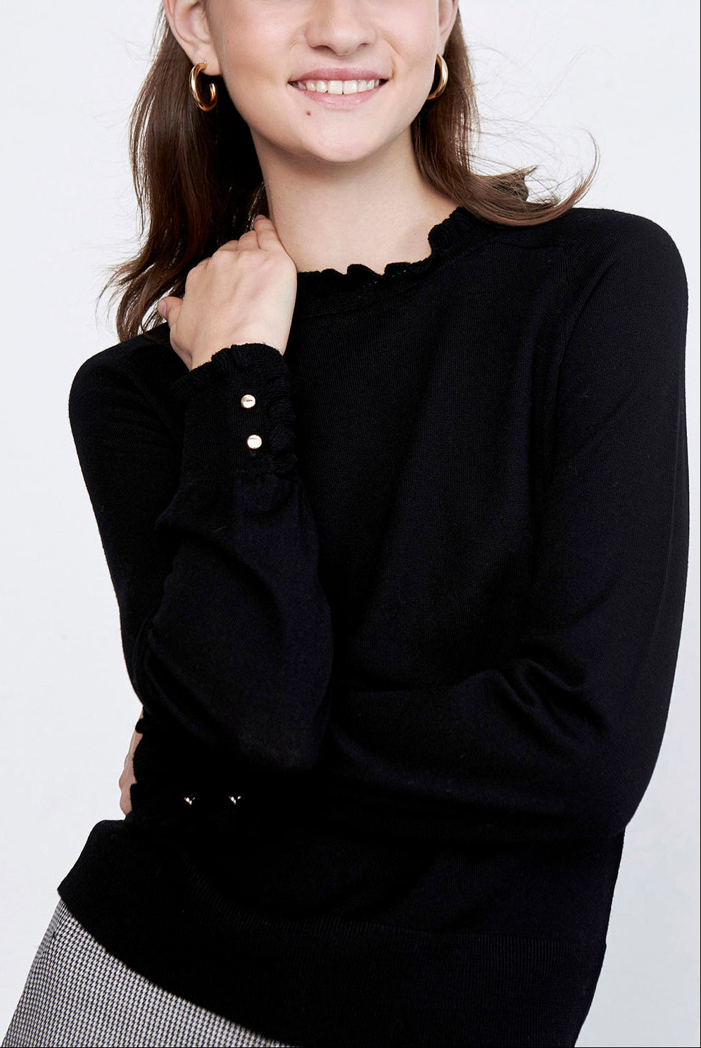 SUZAN - Pull fin en laine Faume - seconde main