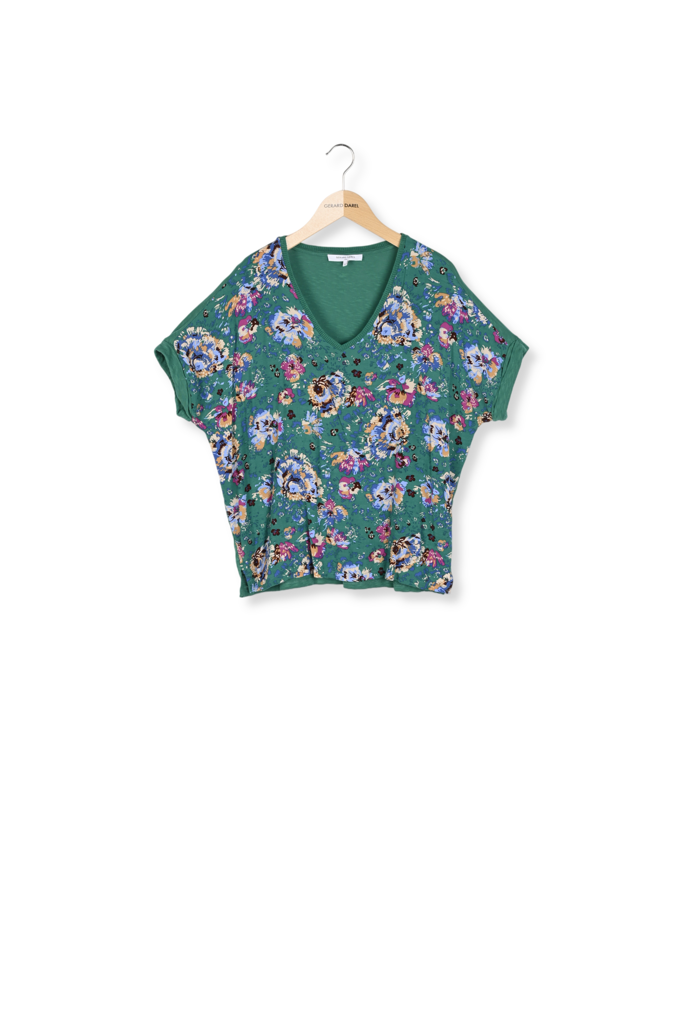T-Shirt imprimé bi-matière - ADELAIDE Faume - seconde main