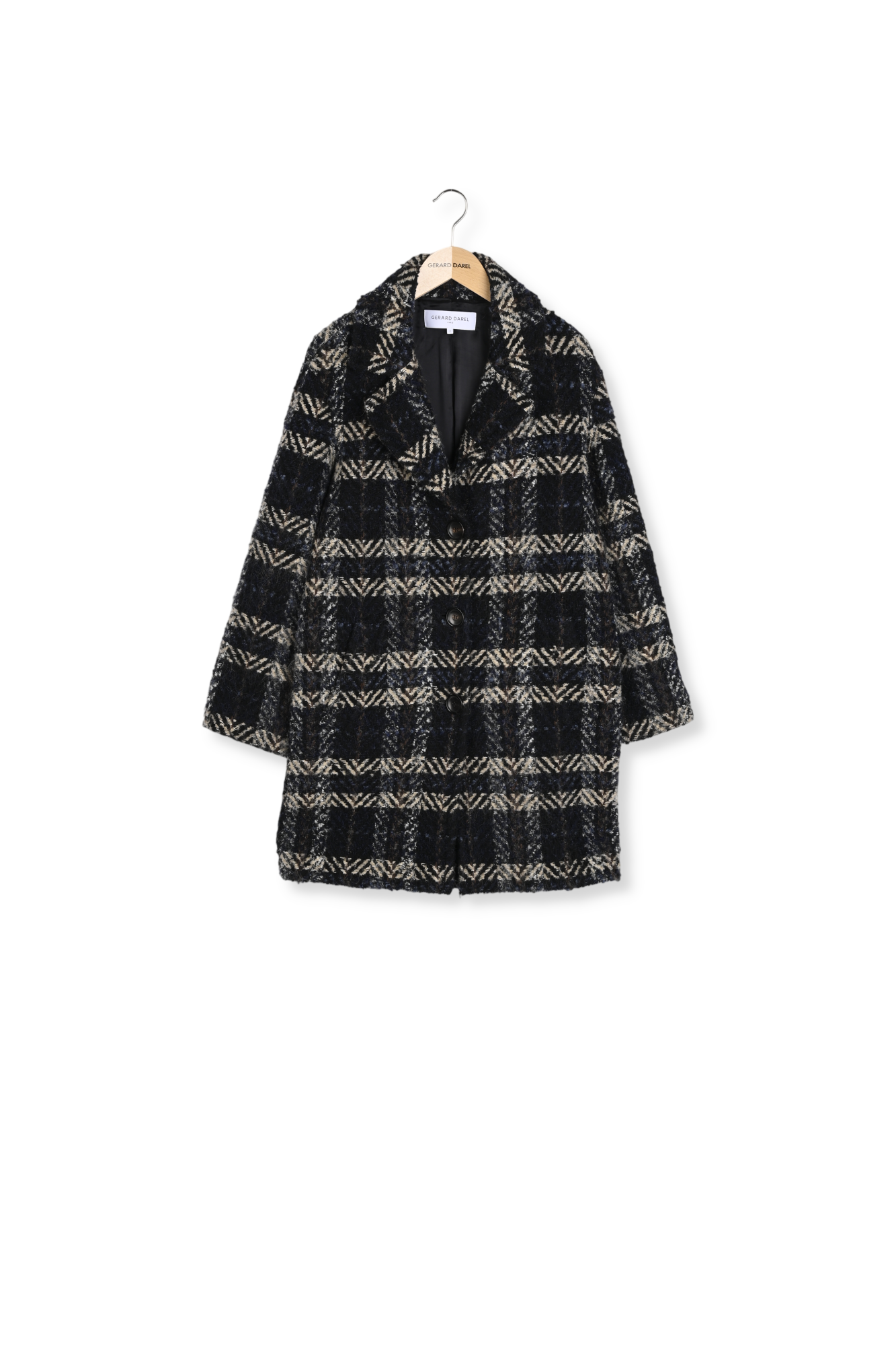 Manteau large à carreaux - LEONETTE Faume - seconde main
