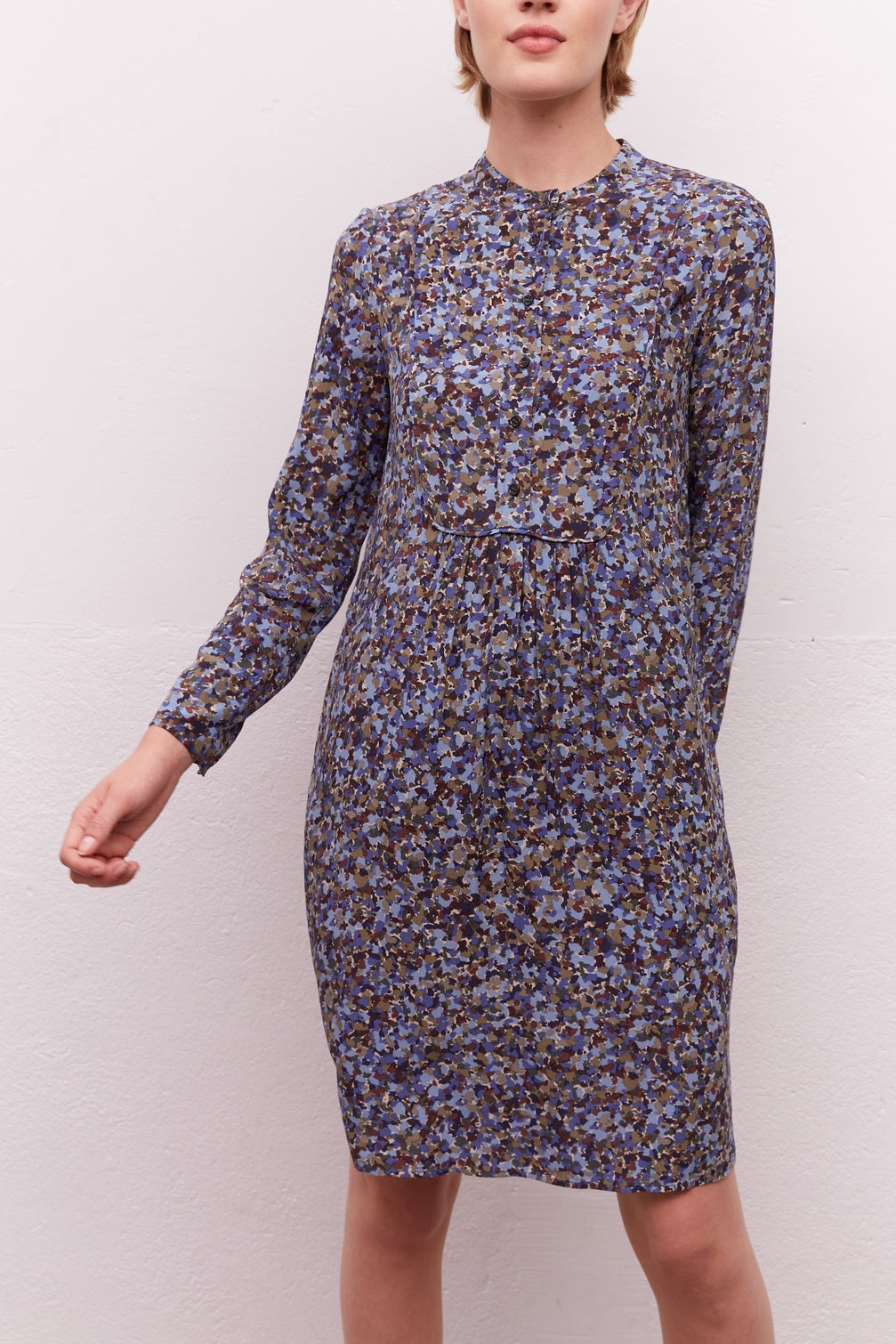 Robe imprimée à plastron - JOY Faume - seconde main