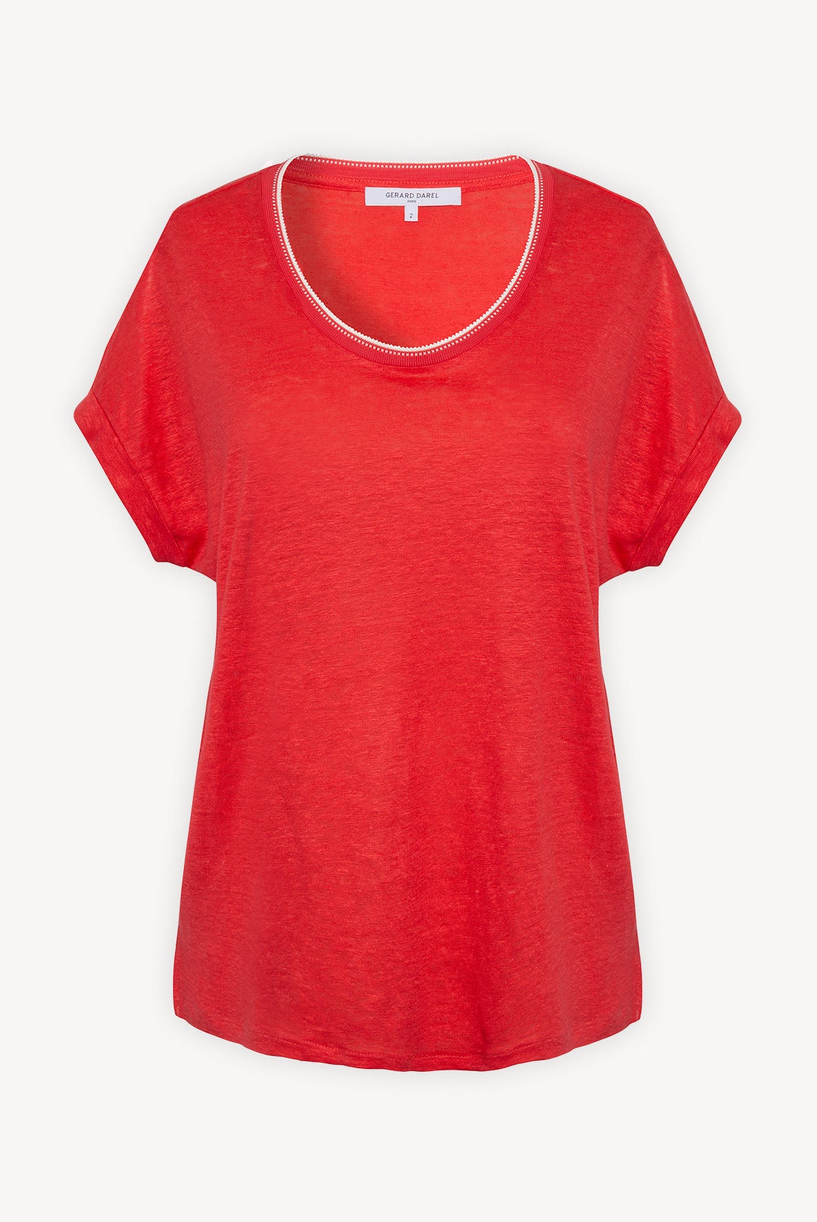 JEMMA - Tee-shirt oversize en lin Faume - seconde main