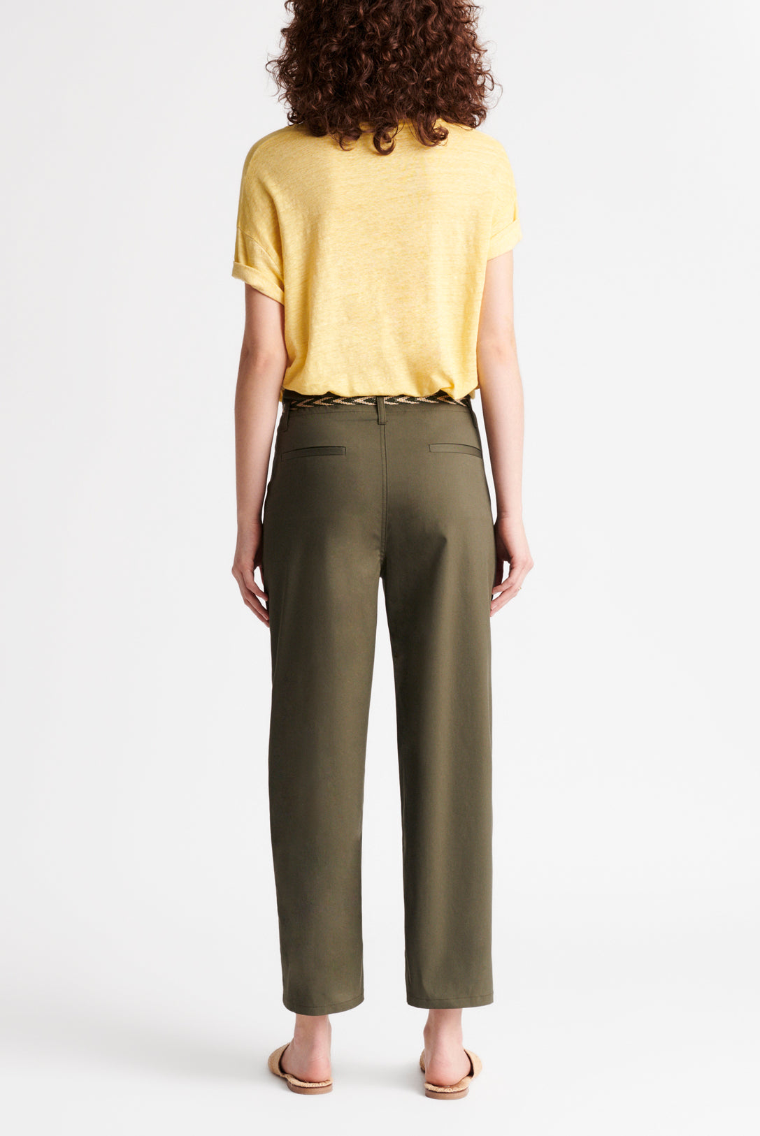 MARCELLA - Pantalon 7/8 en coton mélangé Faume - seconde main