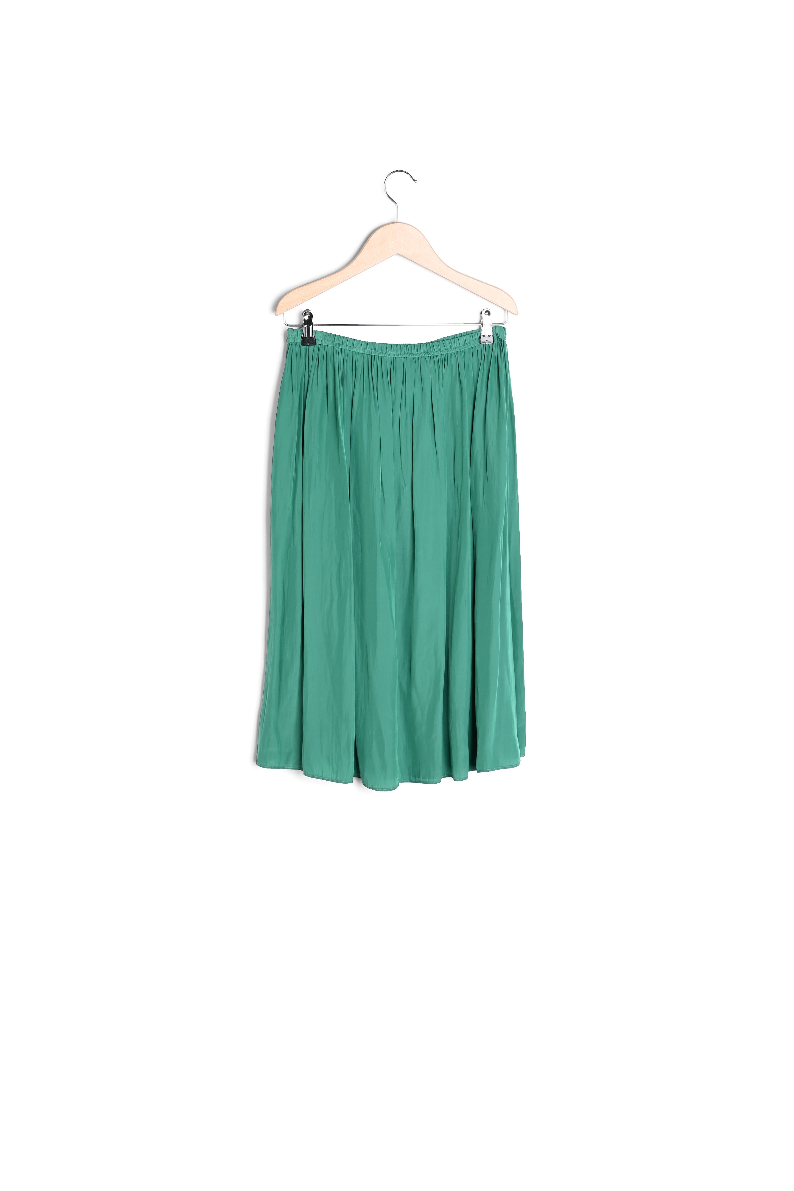 Jupe en satin froncé Faume - seconde main