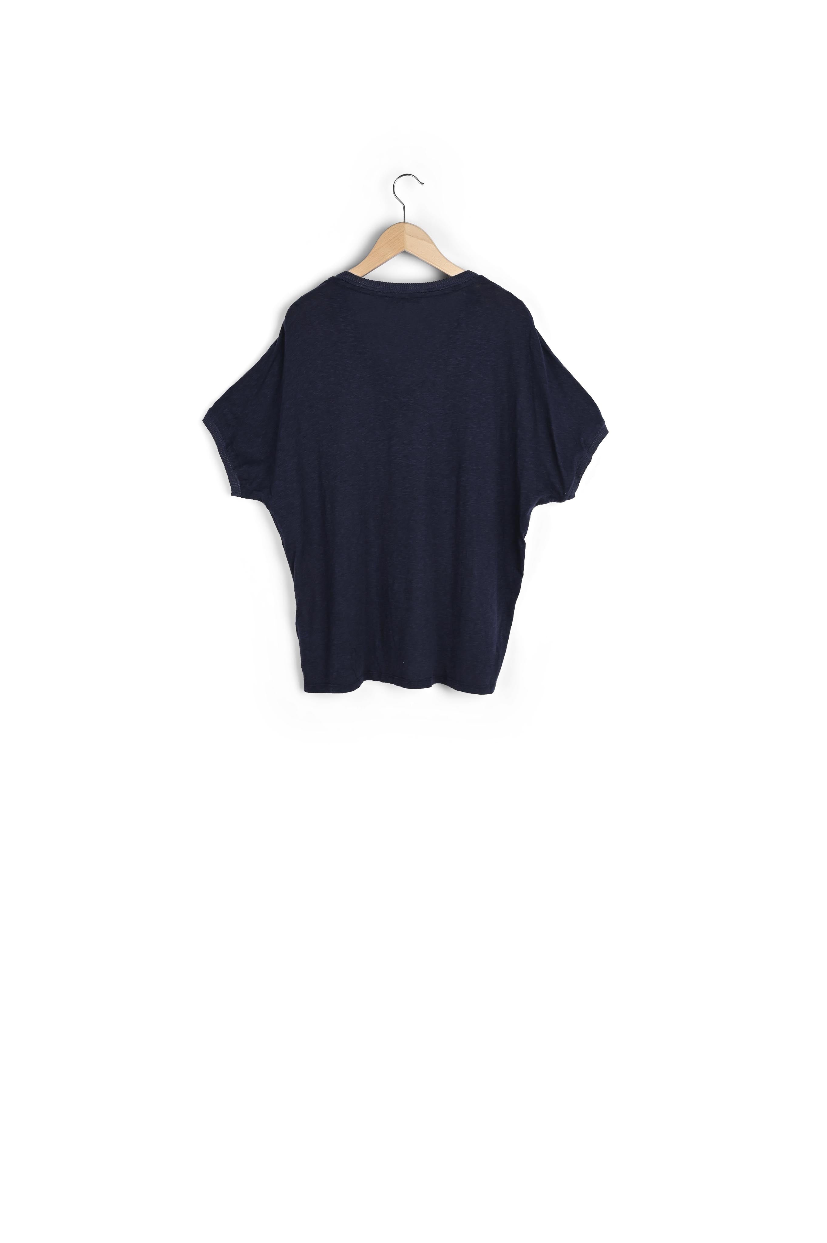 JOELLE - Tee-shirt imprimé bimatière Faume - seconde main