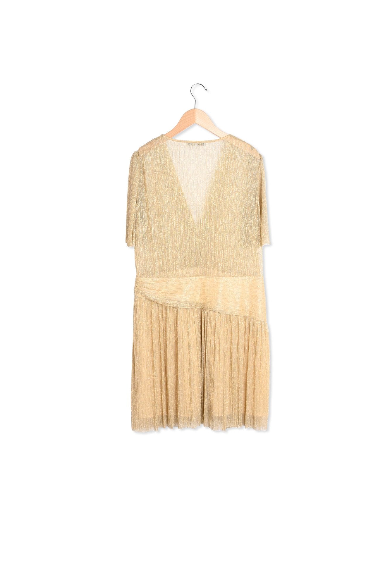 Robe courte en jersey lamé - JODY Faume - seconde main