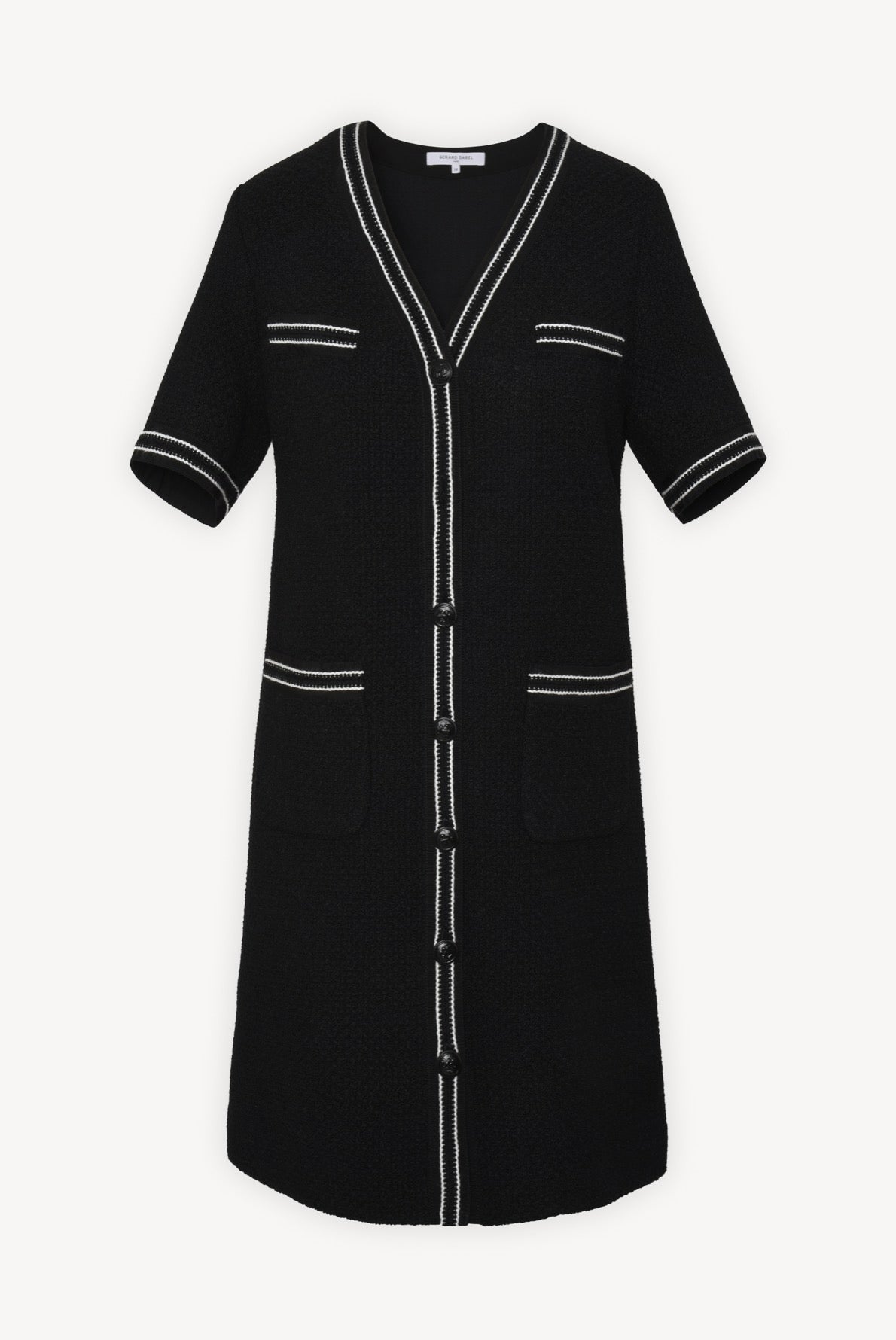 Robe V en tweed Faume - seconde main