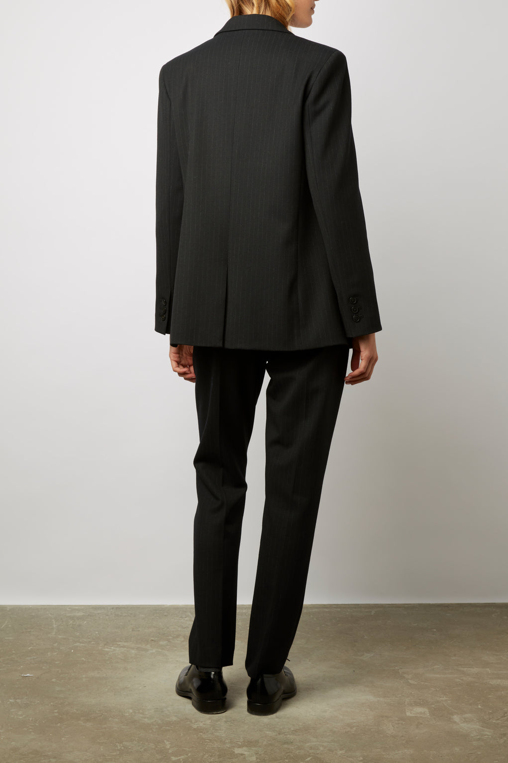 Blazer croisé à rayures - NICOLE Faume - seconde main