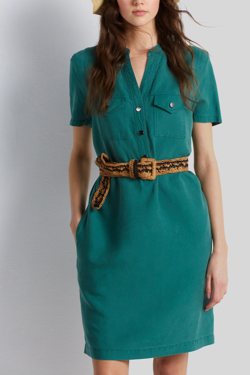 Robe casual à poches - JOHNA Faume - seconde main