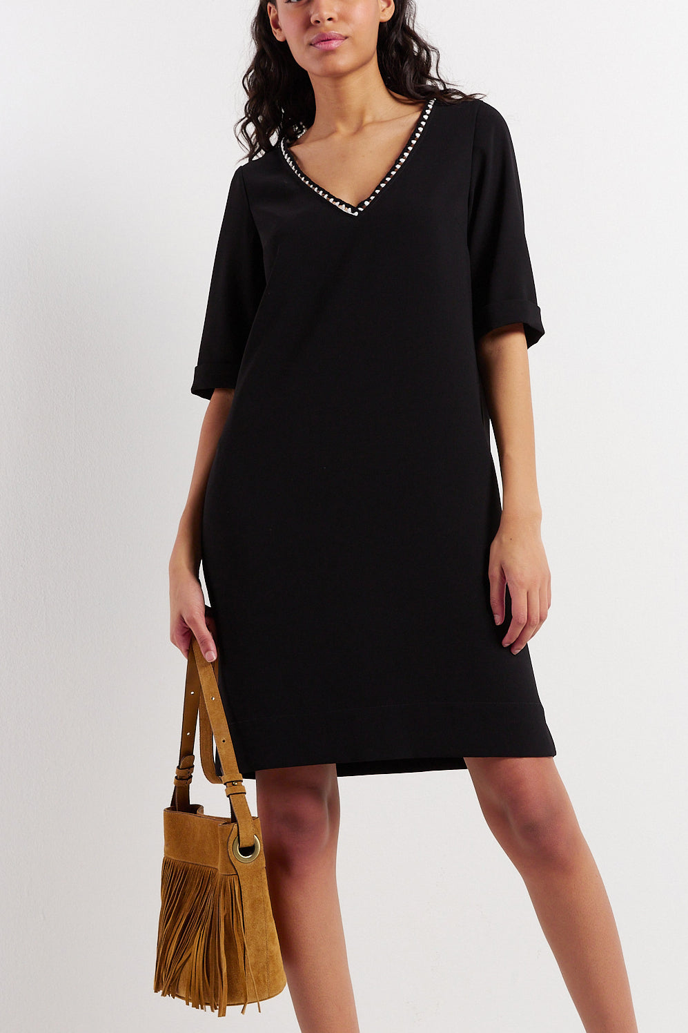 Robe à encolure fantaisie - JACKIE Faume - seconde main