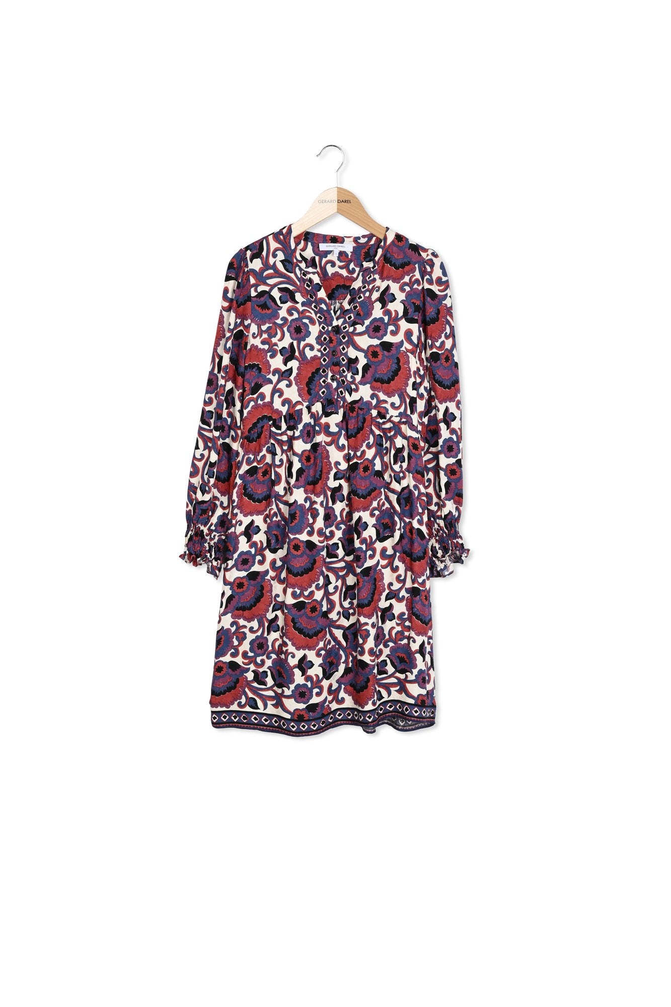 Robe courte et droite imprimée - SAMIA Faume - seconde main