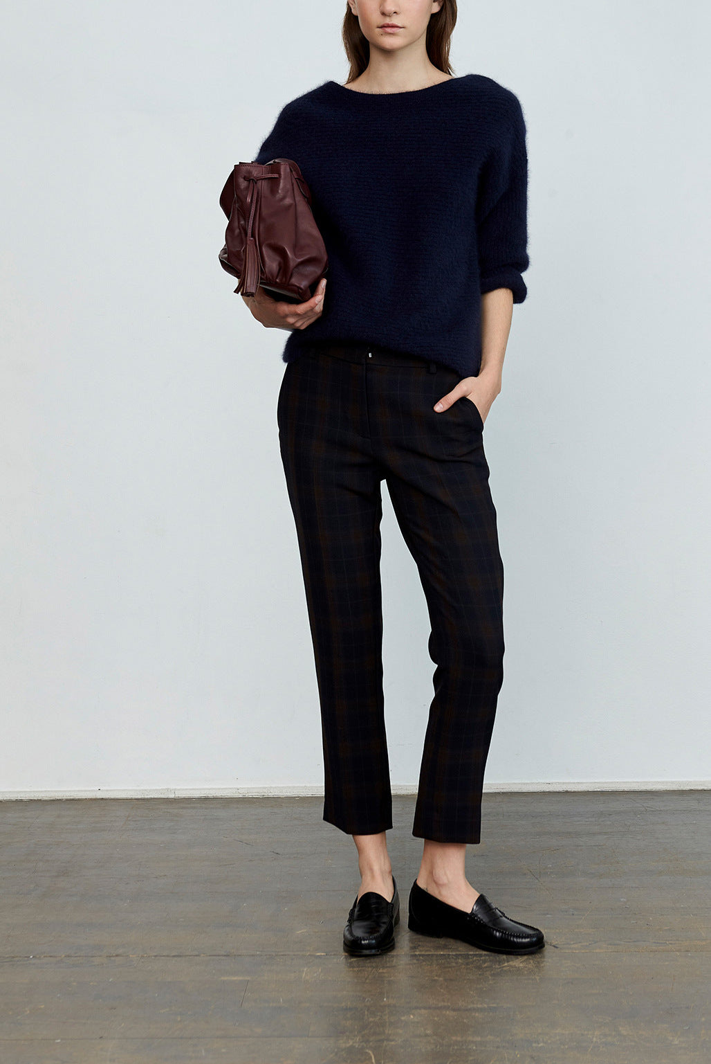 LIAM - Pantalon 7/8 à carreaux Faume - seconde main