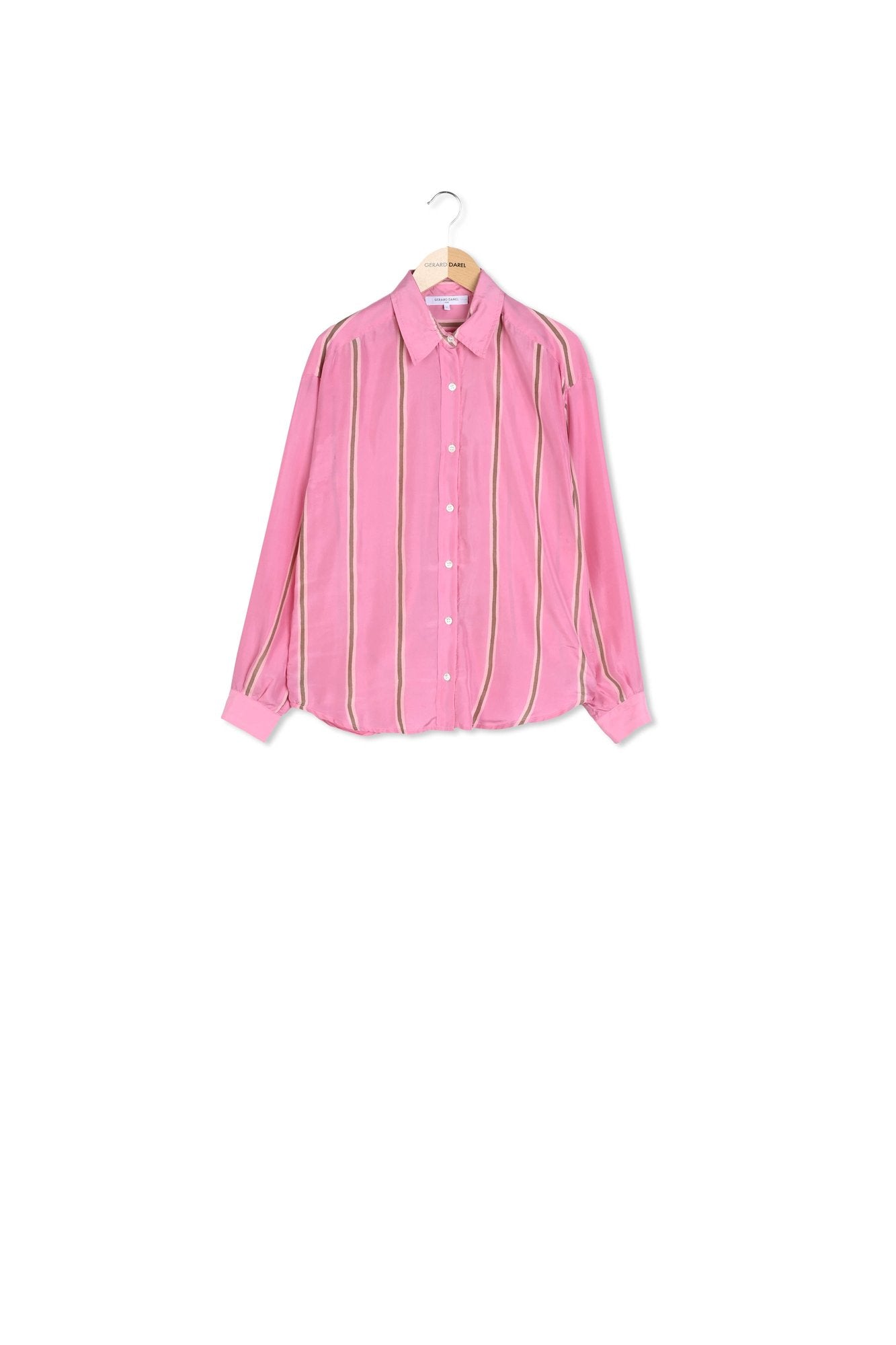 Chemise en soie à rayures - UZZANA Faume - seconde main