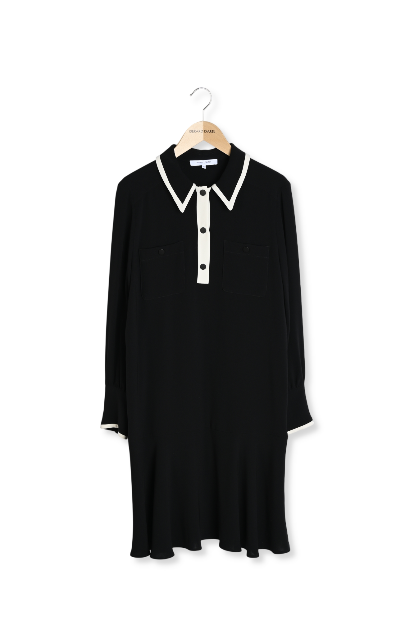 Robe bicolore à col chemise - LIVIA Faume - seconde main