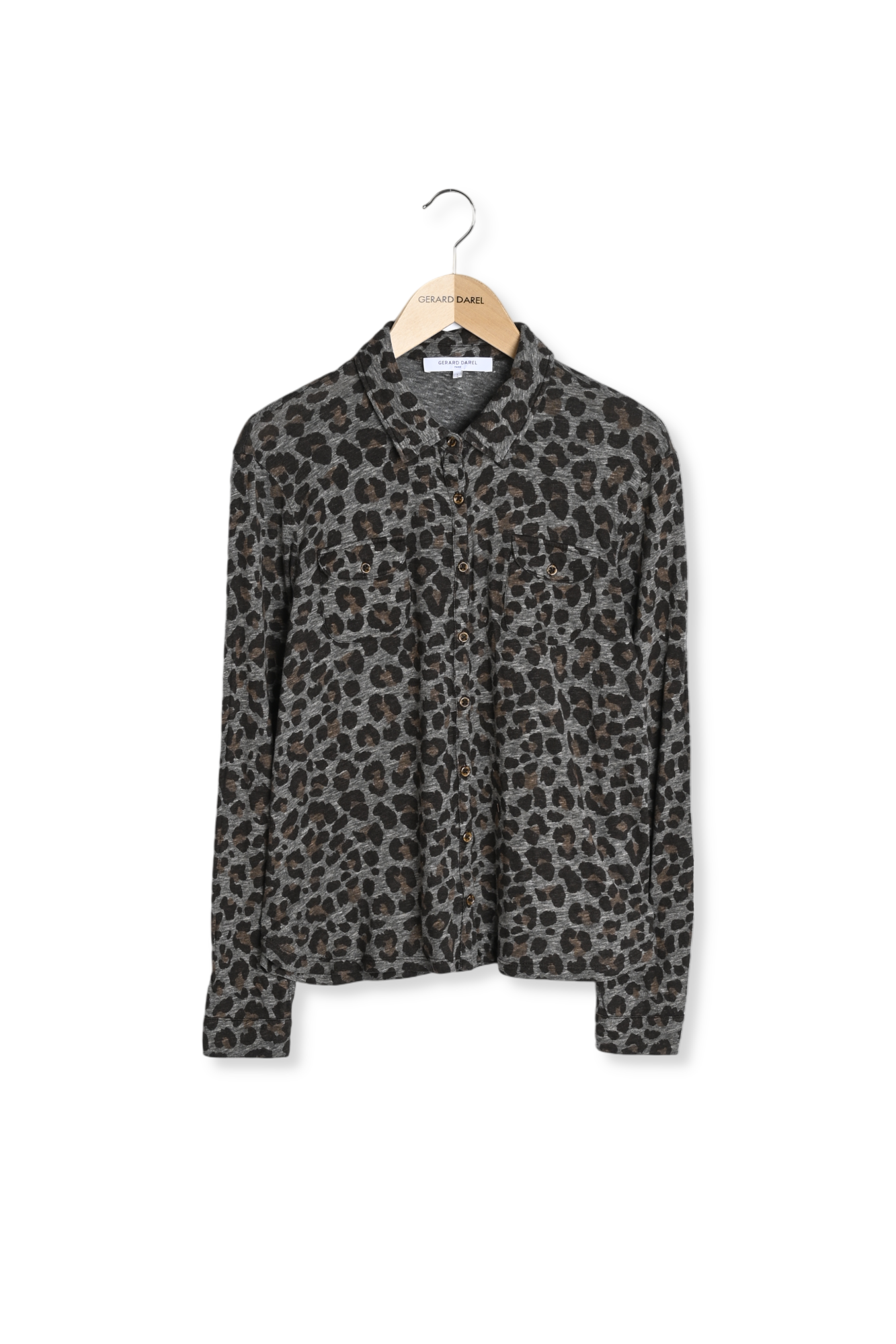 Chemise en coton imprimé Léopard - ABIGAEL Faume - seconde main