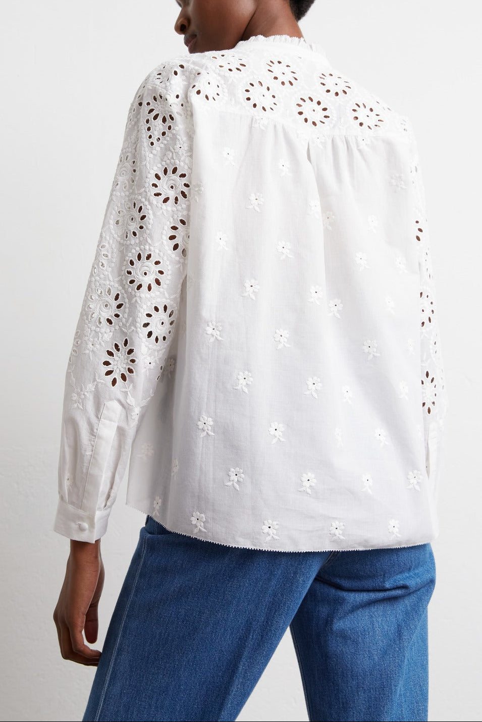 Chemise en coton ajouré - CORALYSE Faume - seconde main