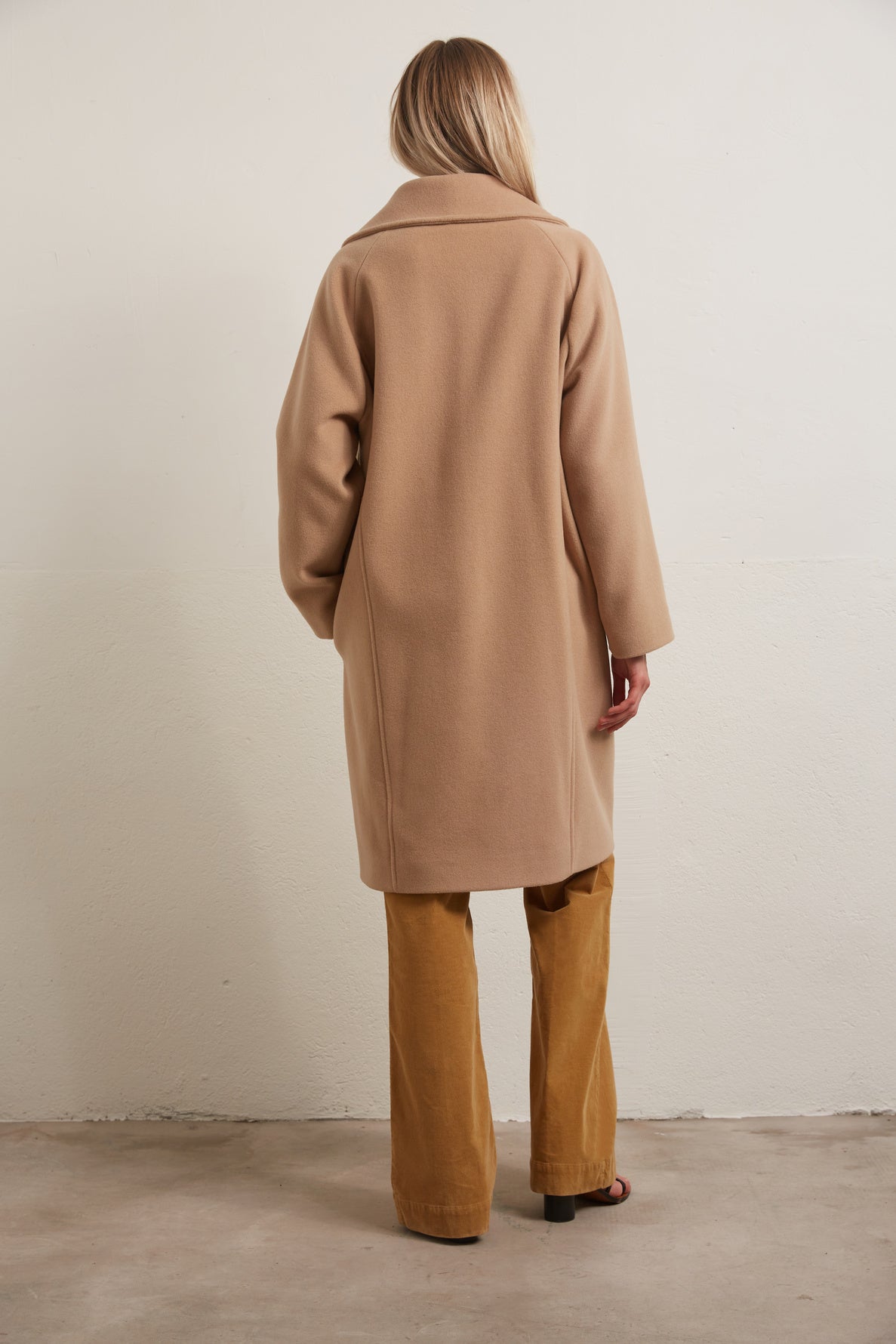 Seth - Manteau croisé en laine vierge Faume - seconde main