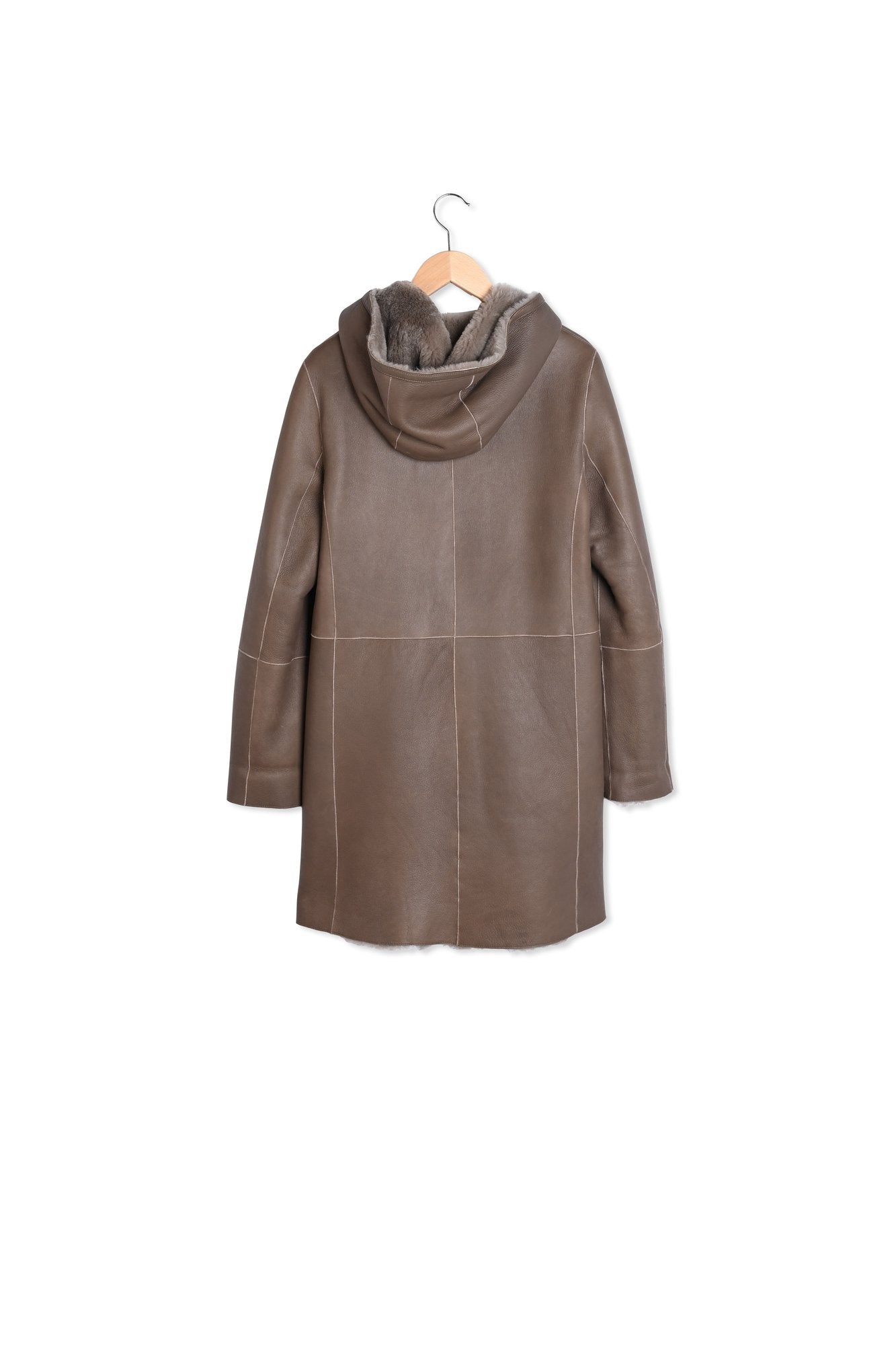 MICKY - Manteau réversible en fourrure Faume - seconde main