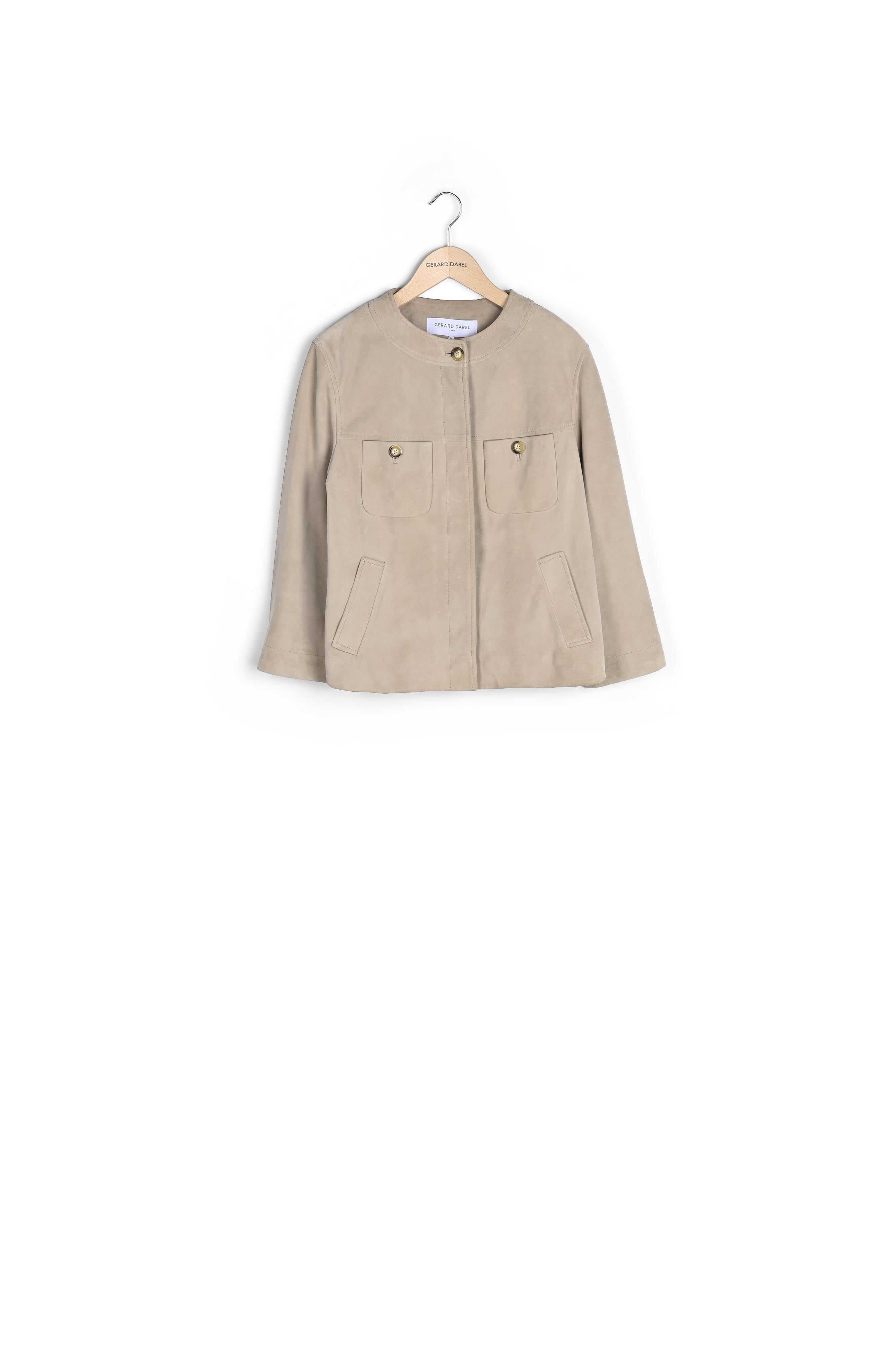 Veste en cuir velours - MARGOT Faume - seconde main