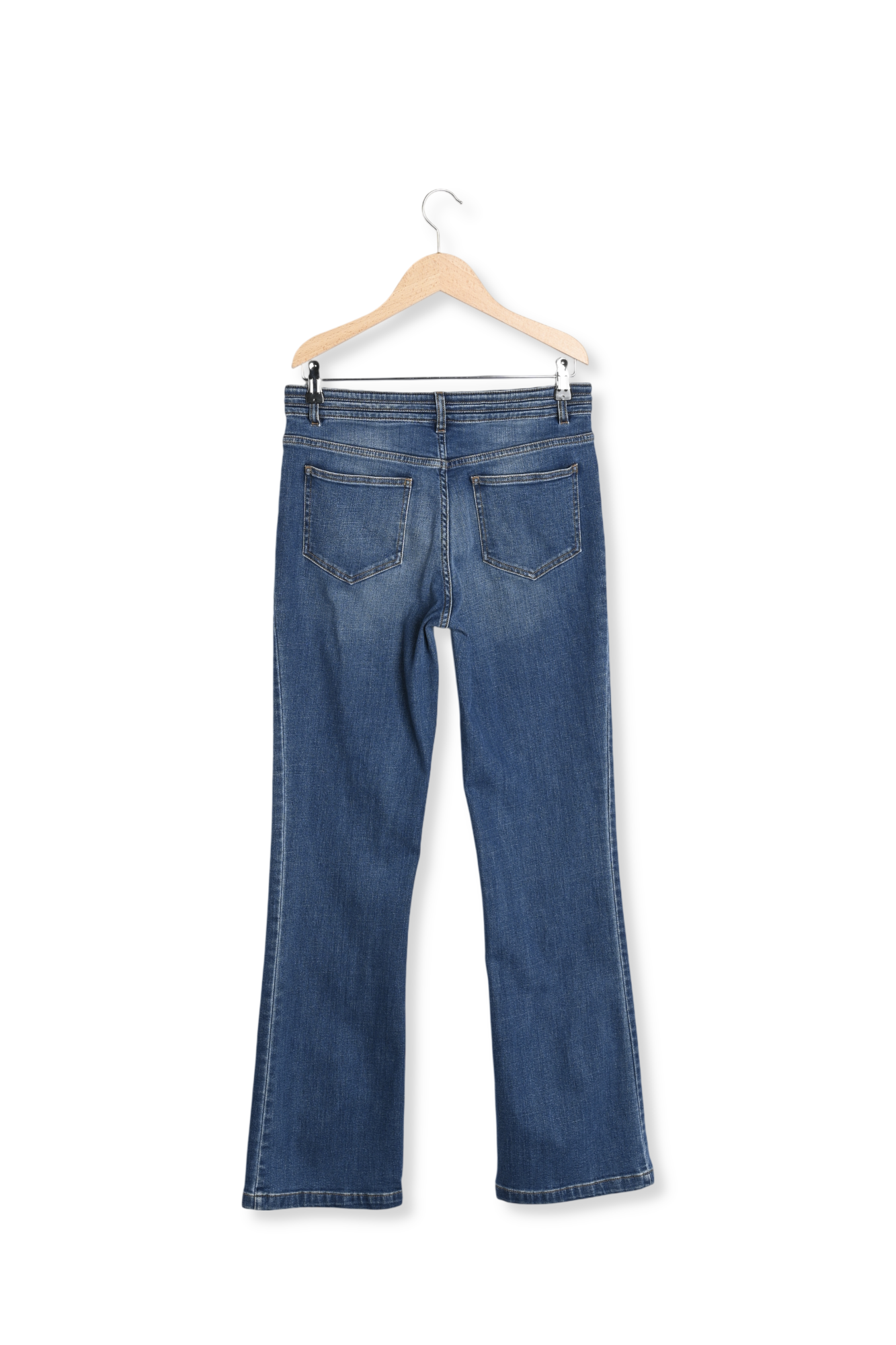 Pantalon flare en jean Stretch - LAURA Faume - seconde main