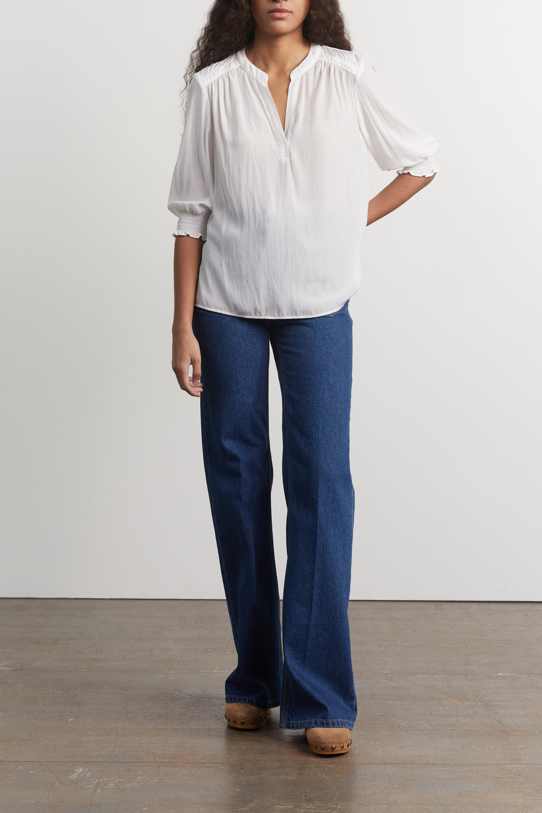 Blouse esprit satin - CHANTELLE Faume - seconde main