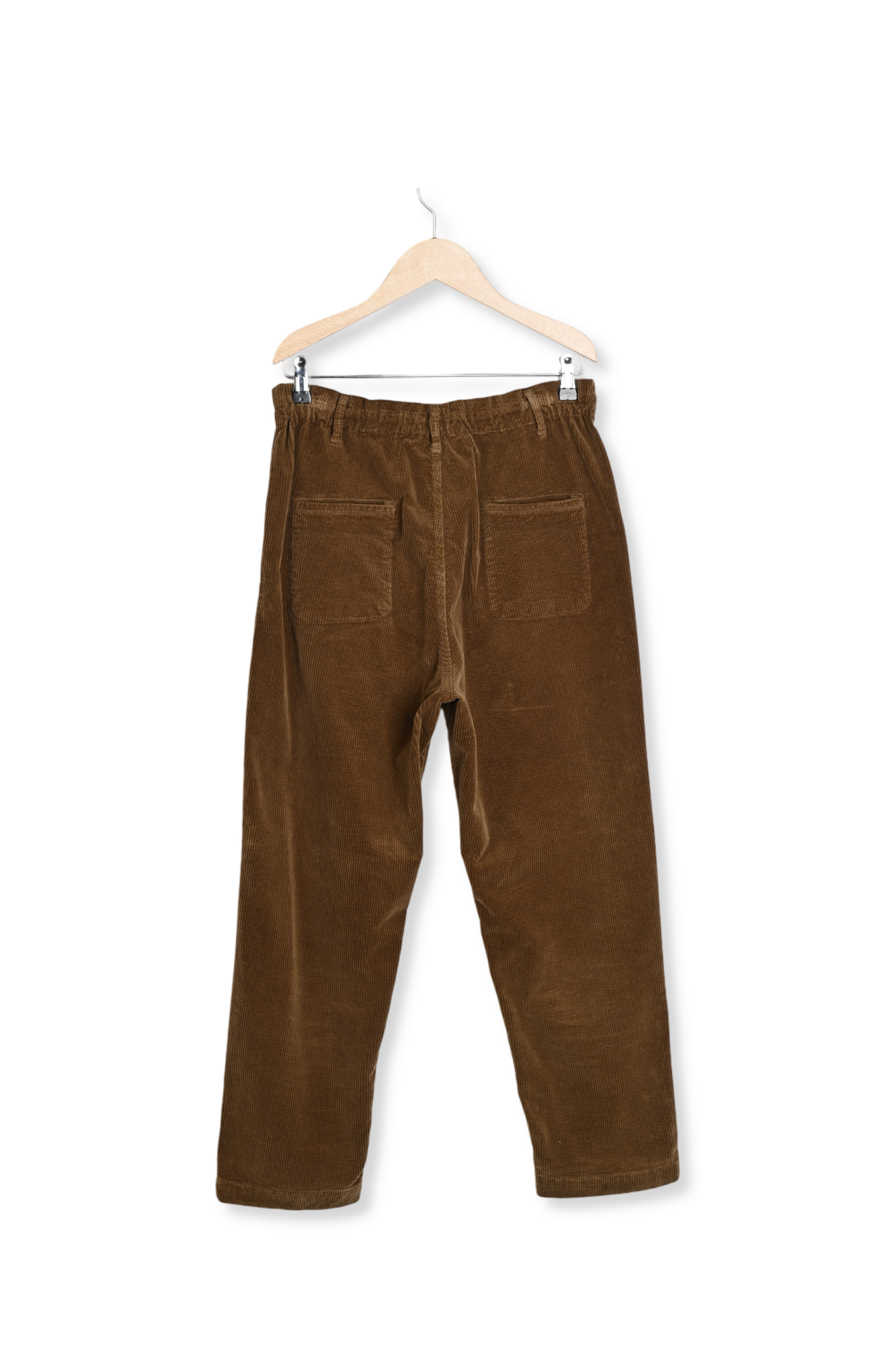Pantalon cargo en velours lisse - ELISABETH Faume - seconde main